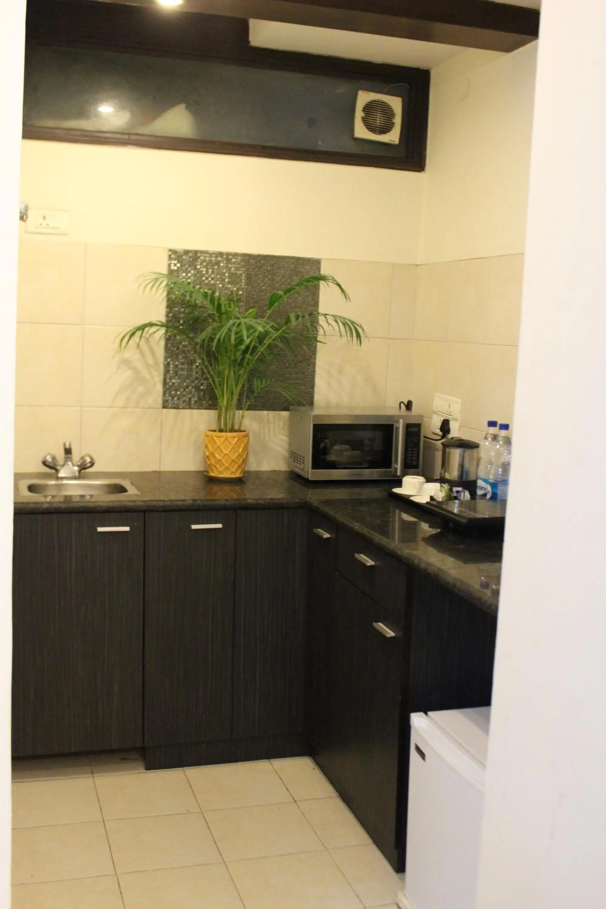Kitchen or kitchenette in Hotel Imperial Park