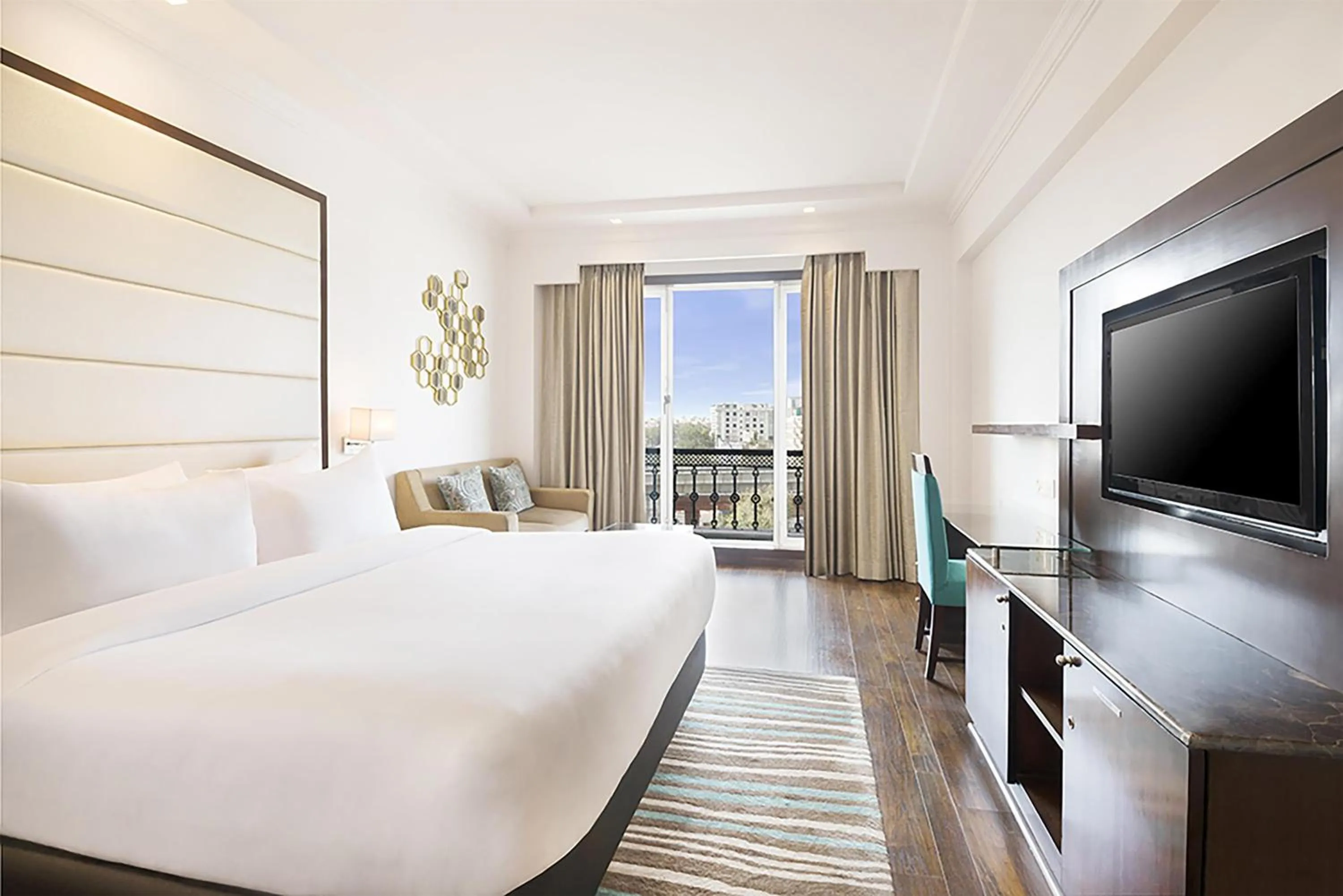 Bedroom, Bed in Radisson Jaipur City Center