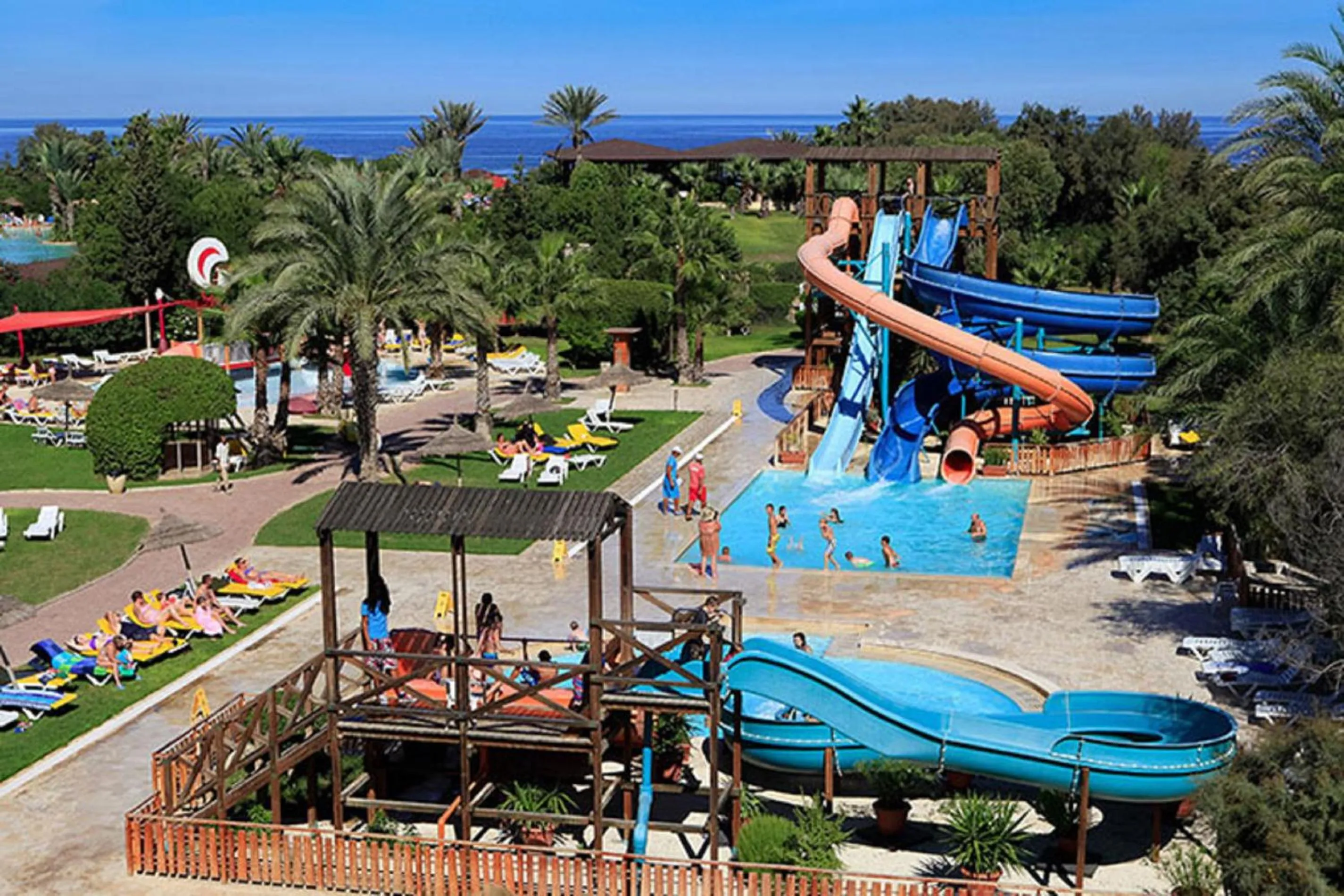 Swimming pool in Sahara Beach Aquapark Resort