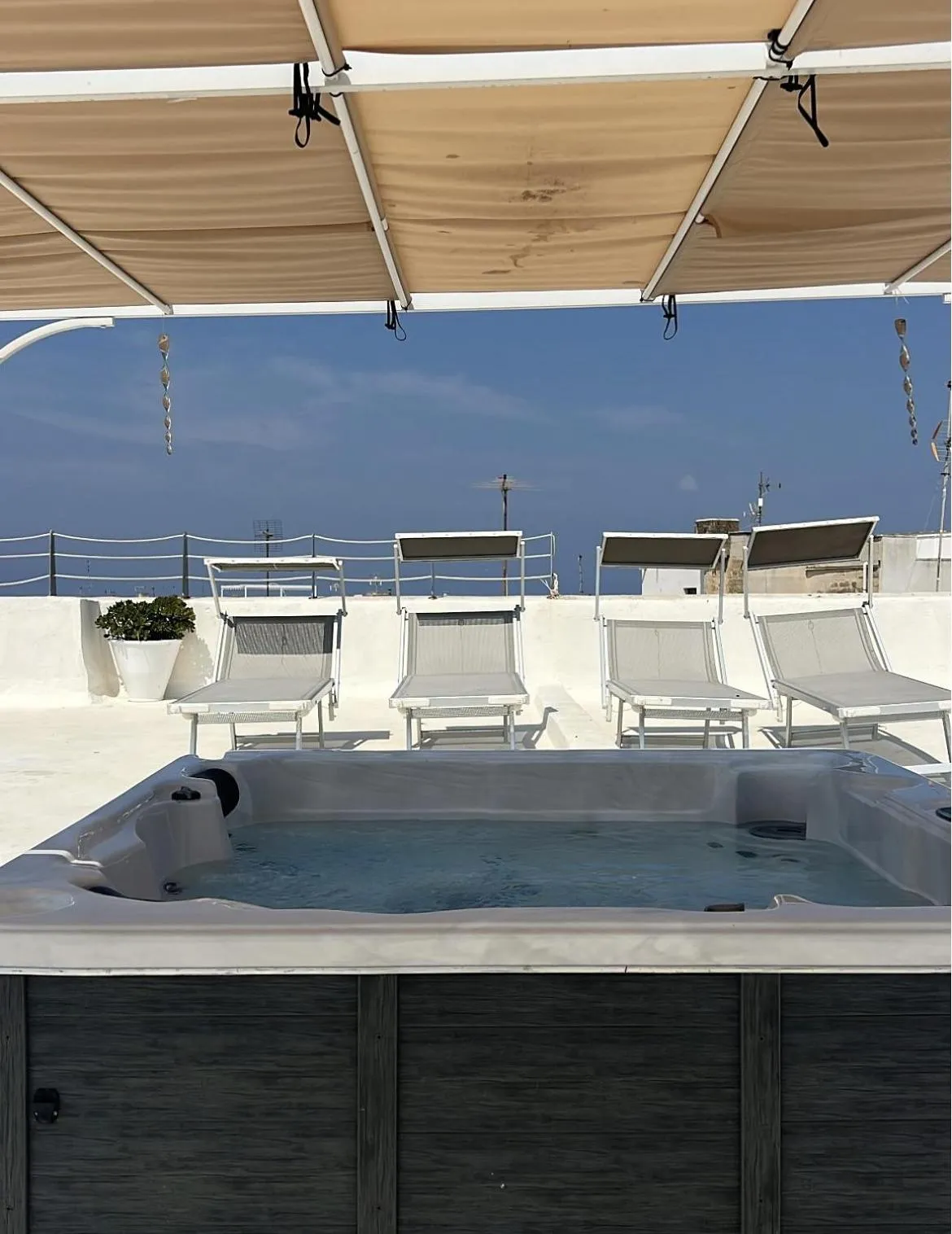 Hot Tub in B&B Dimora San Vincenzo