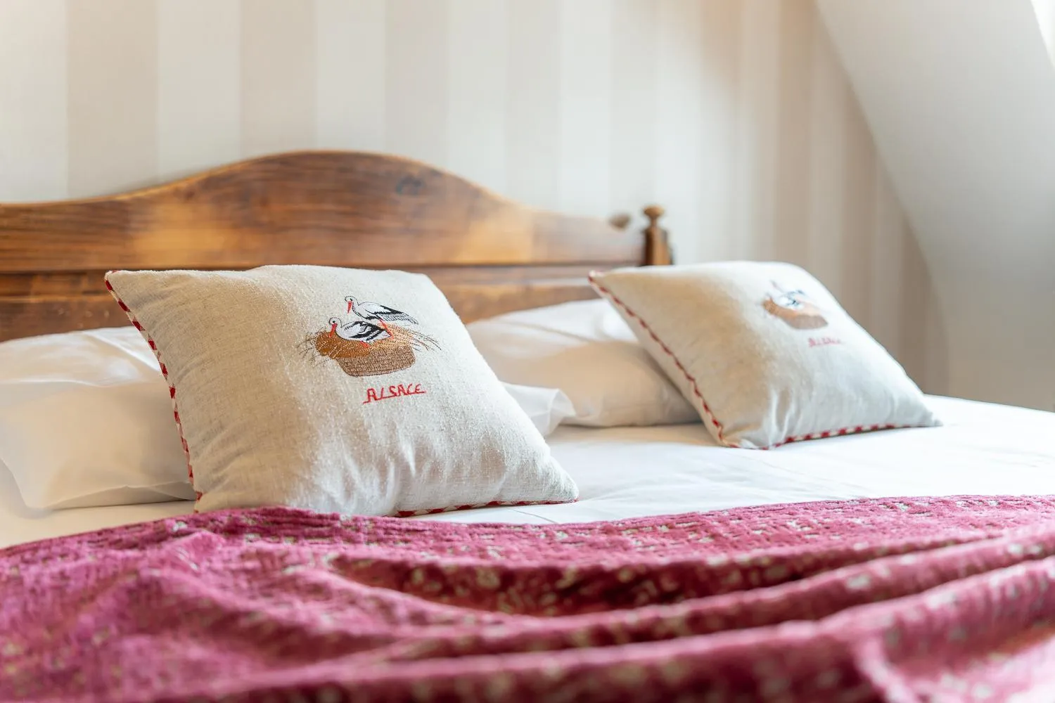 Bed in Hôtel Berceau Du Vigneron