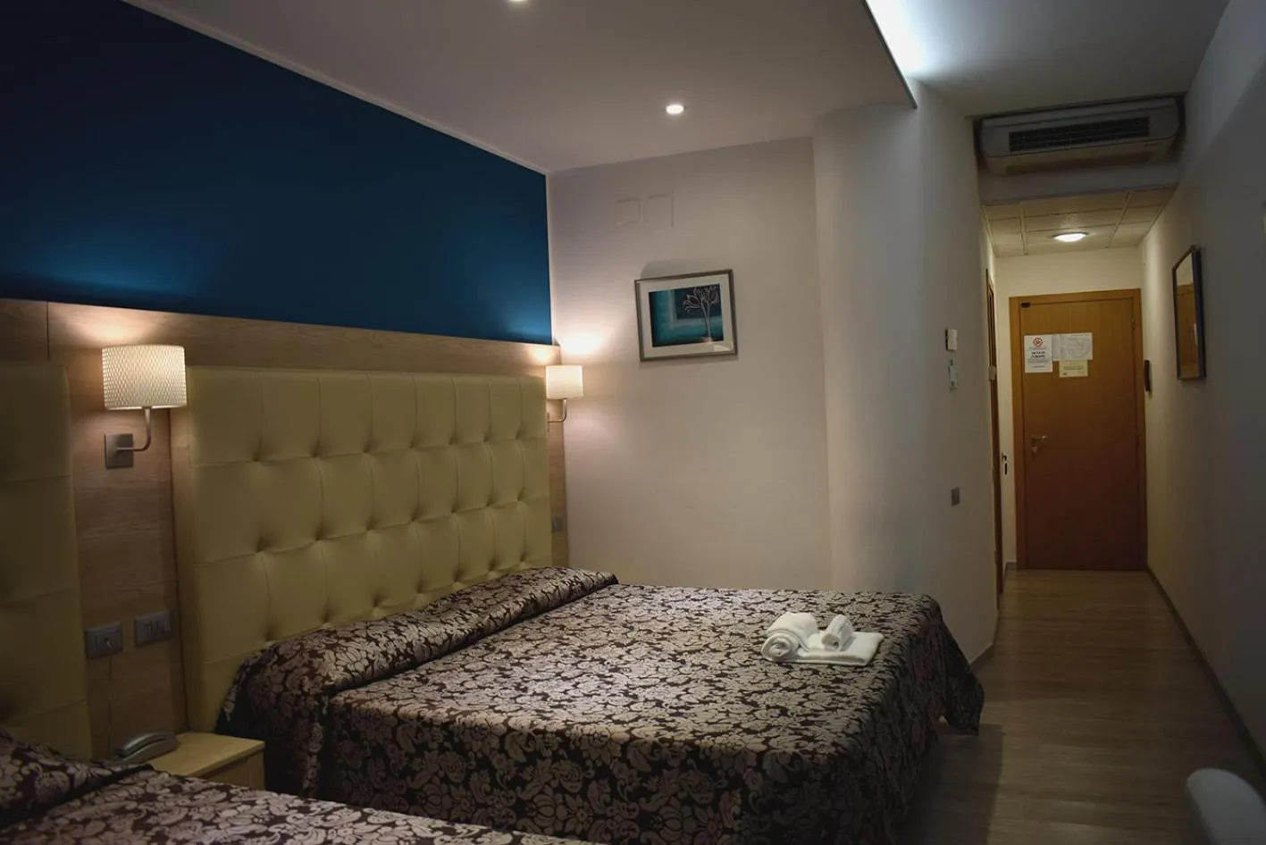 Bed in Hotel Baffo Rosso