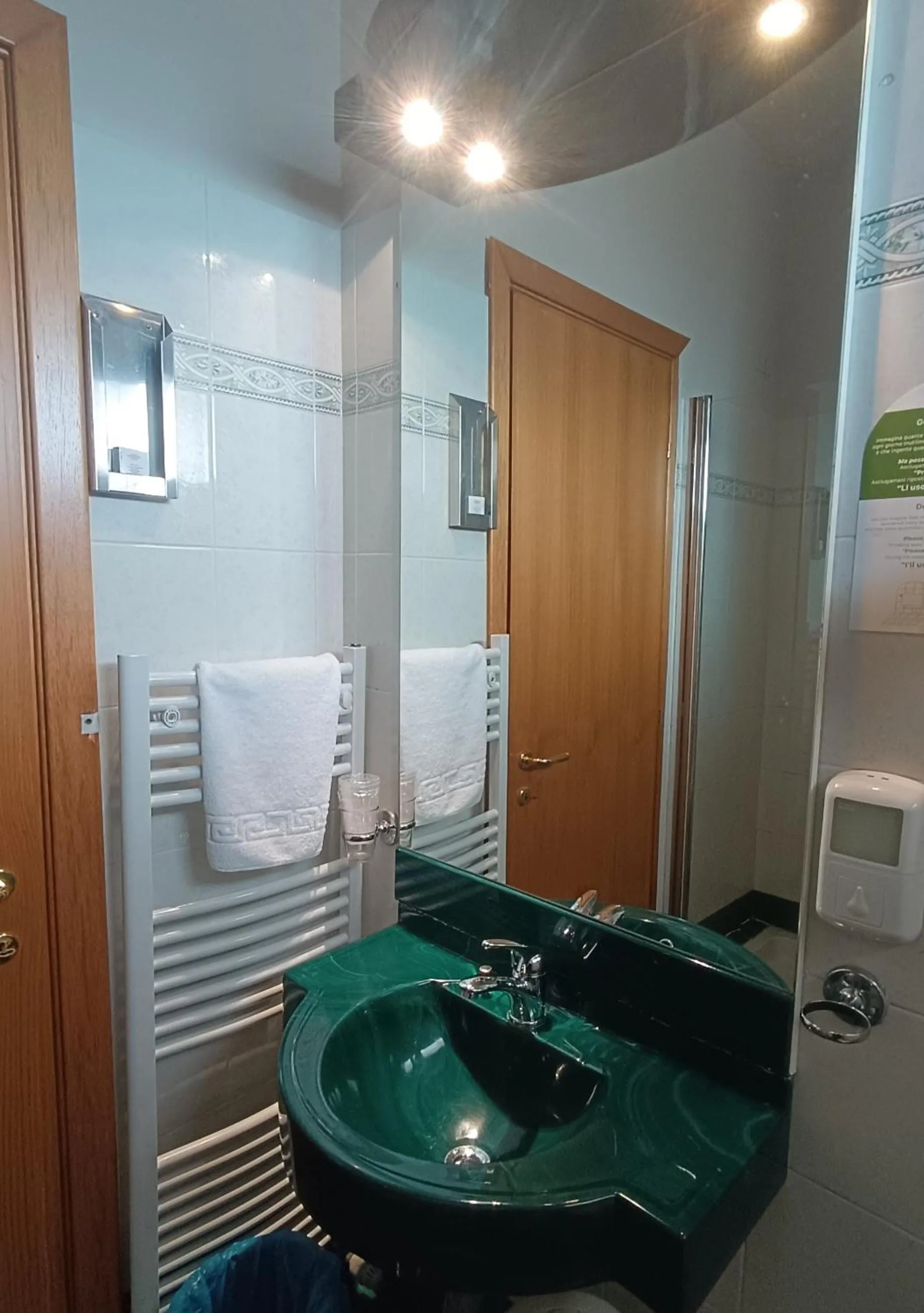 Toilet in Hotel Baffo Rosso