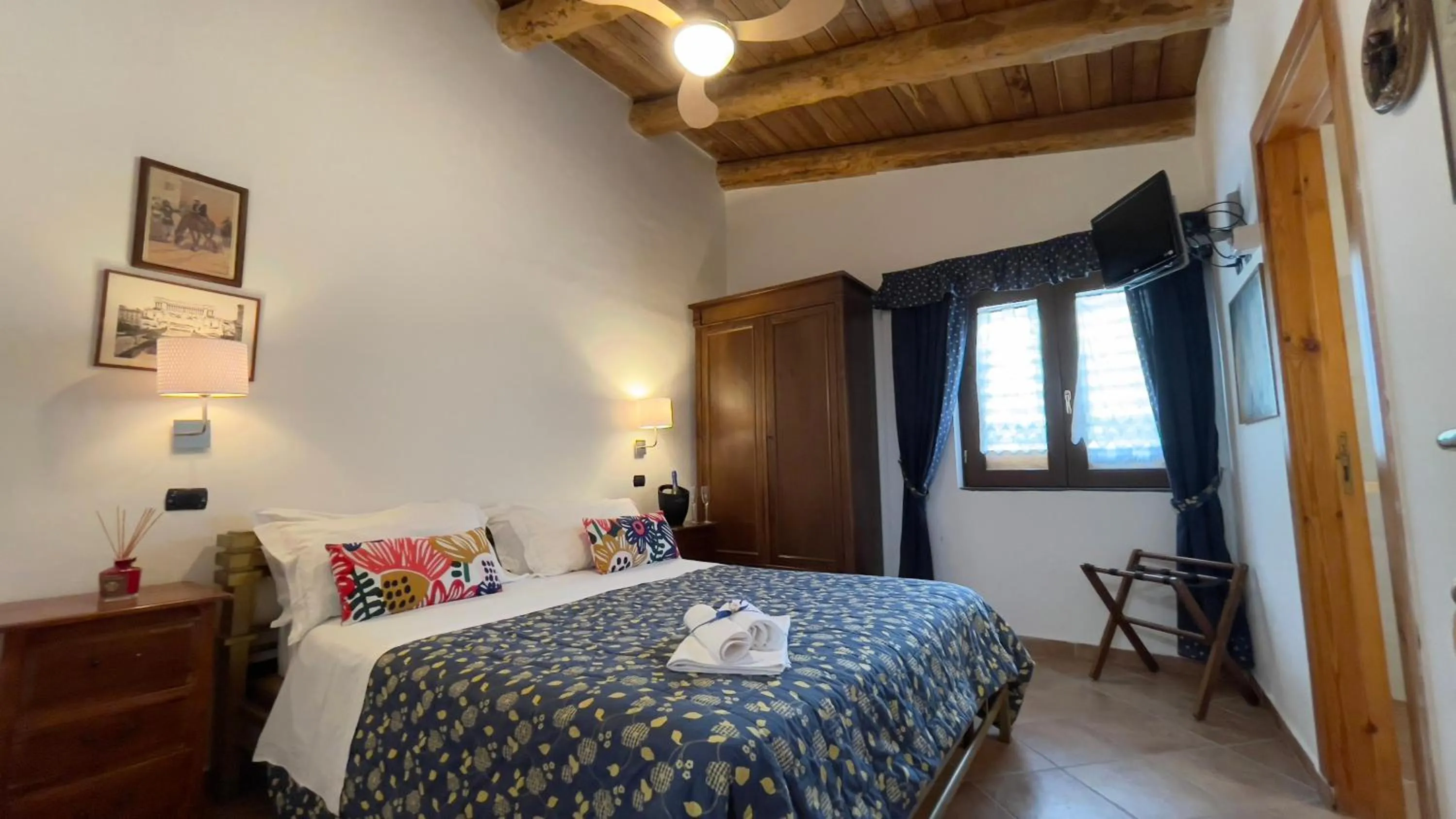 Bed in Agriturismo La Casa Del Ghiro