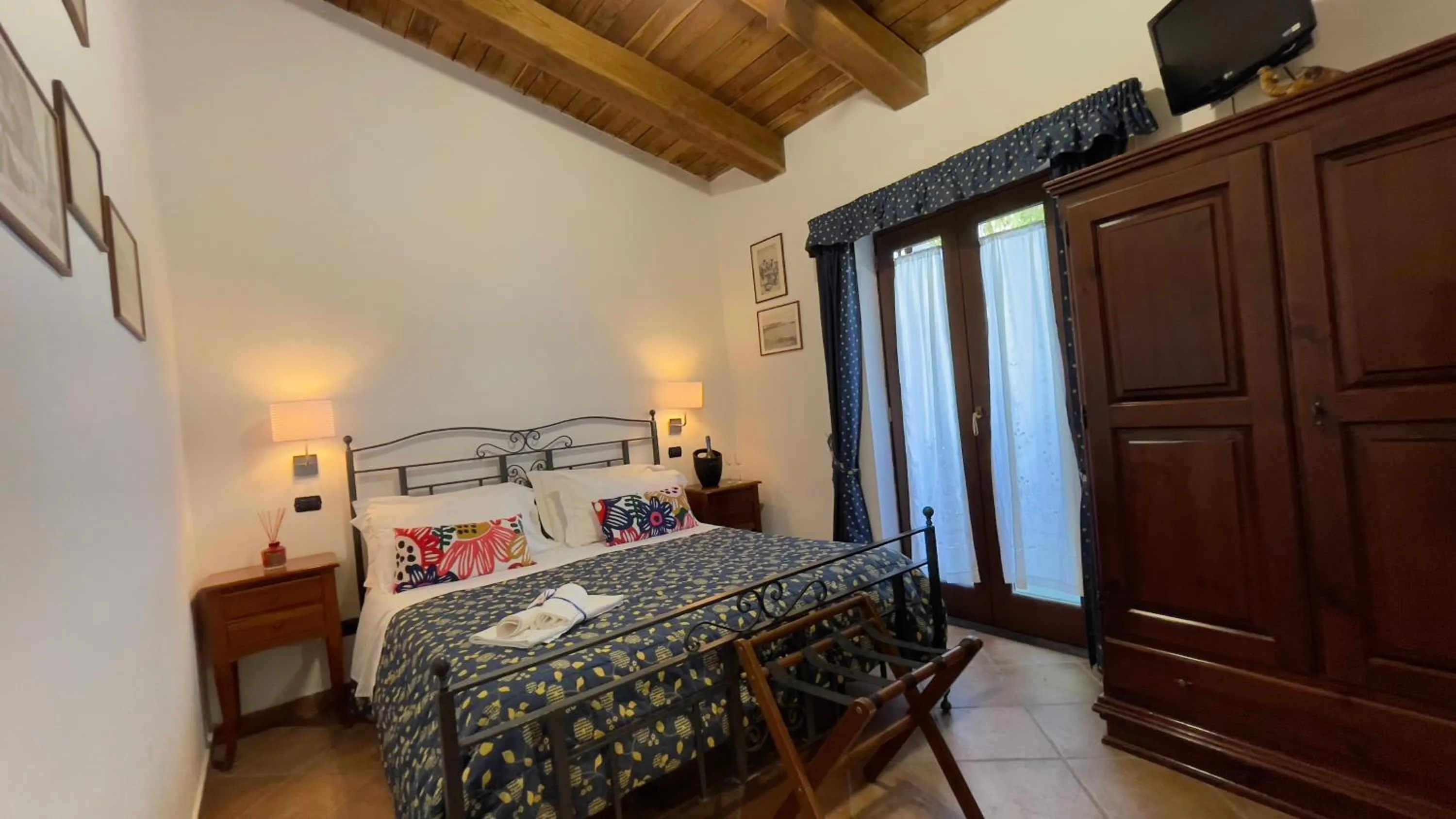 Bed in Agriturismo La Casa Del Ghiro