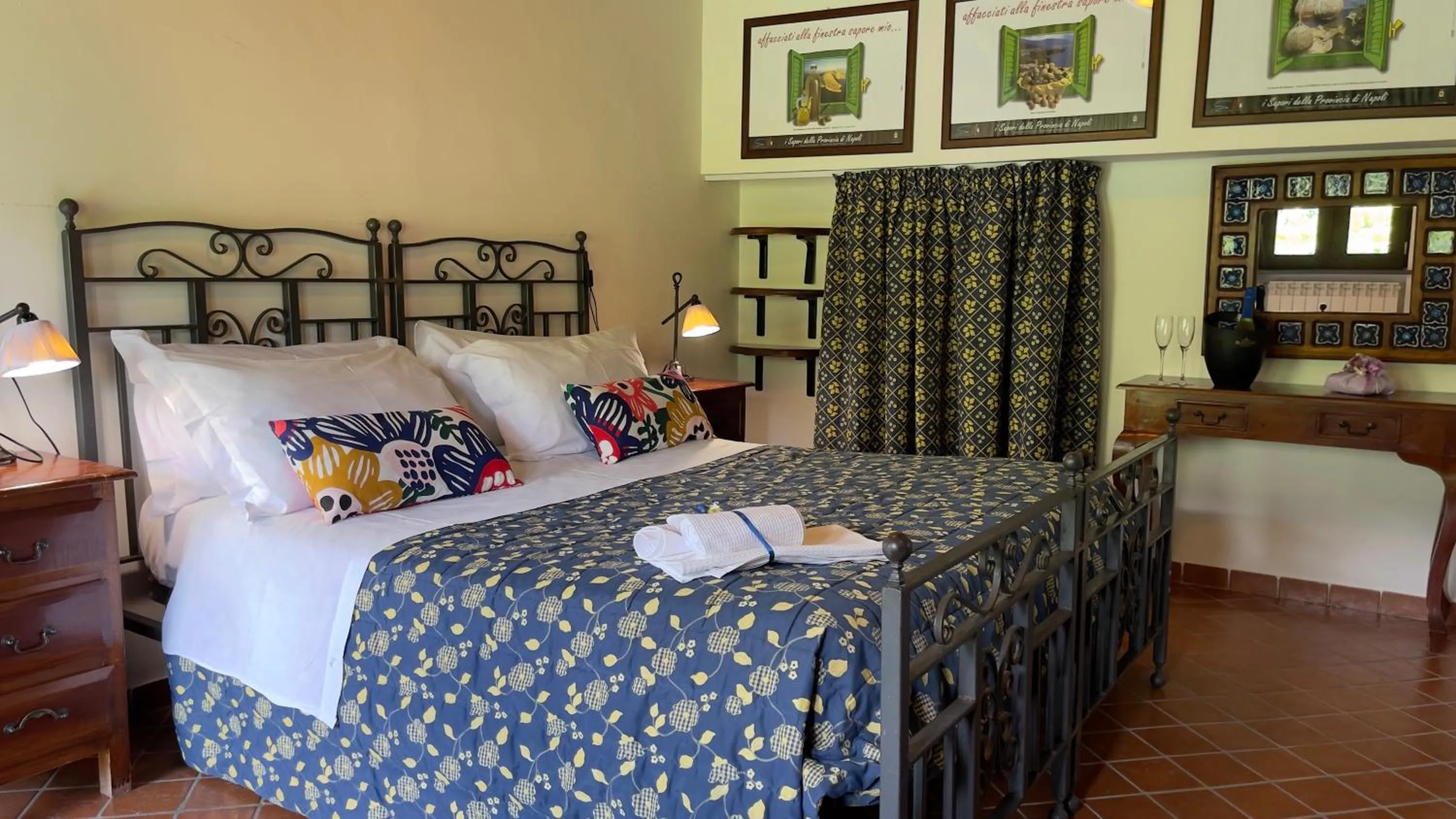 Bed in Agriturismo La Casa Del Ghiro