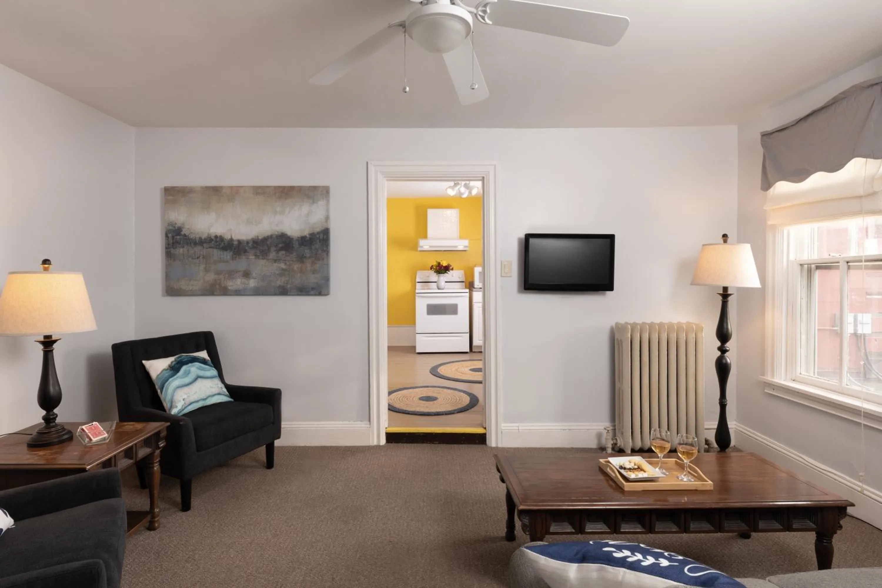 Seating area in Carlisle House Bed and Breakfast