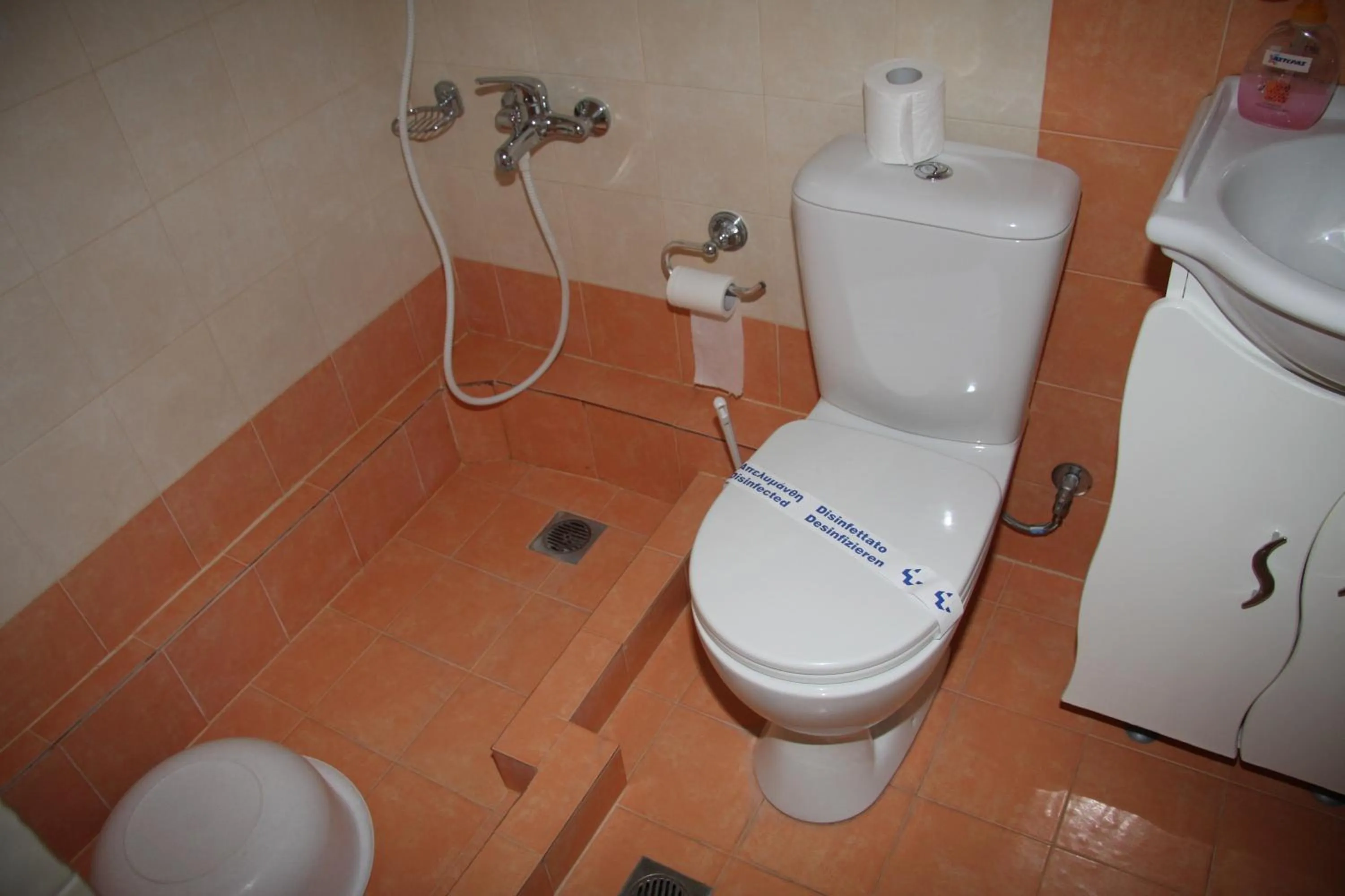 Bathroom in Olympion Village Studios