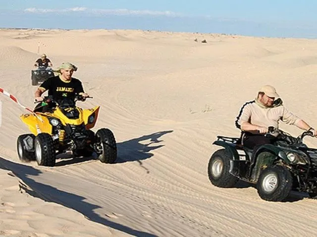 People in Sahara Douz