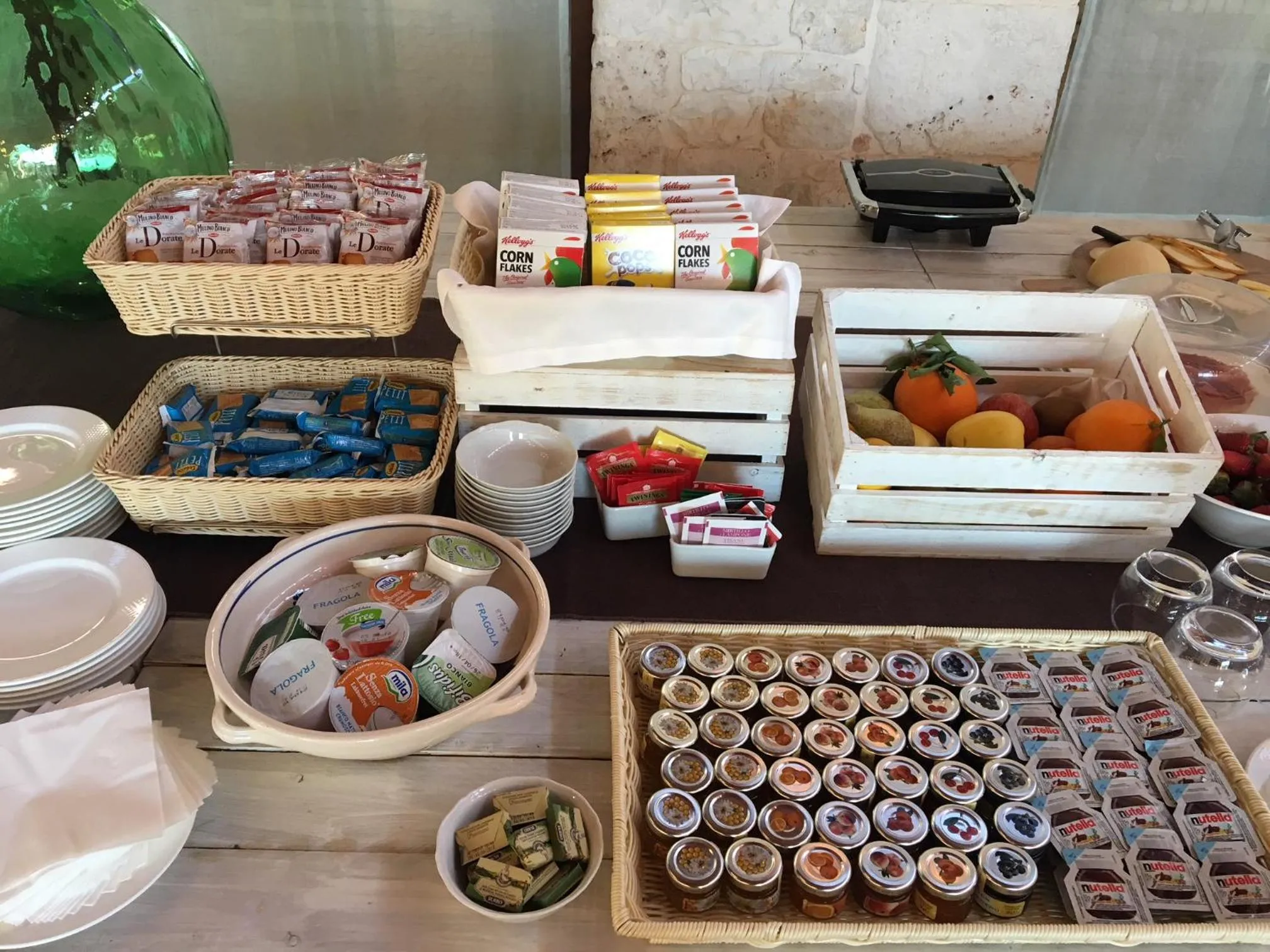 Buffet breakfast in Relais Masseria Serritella