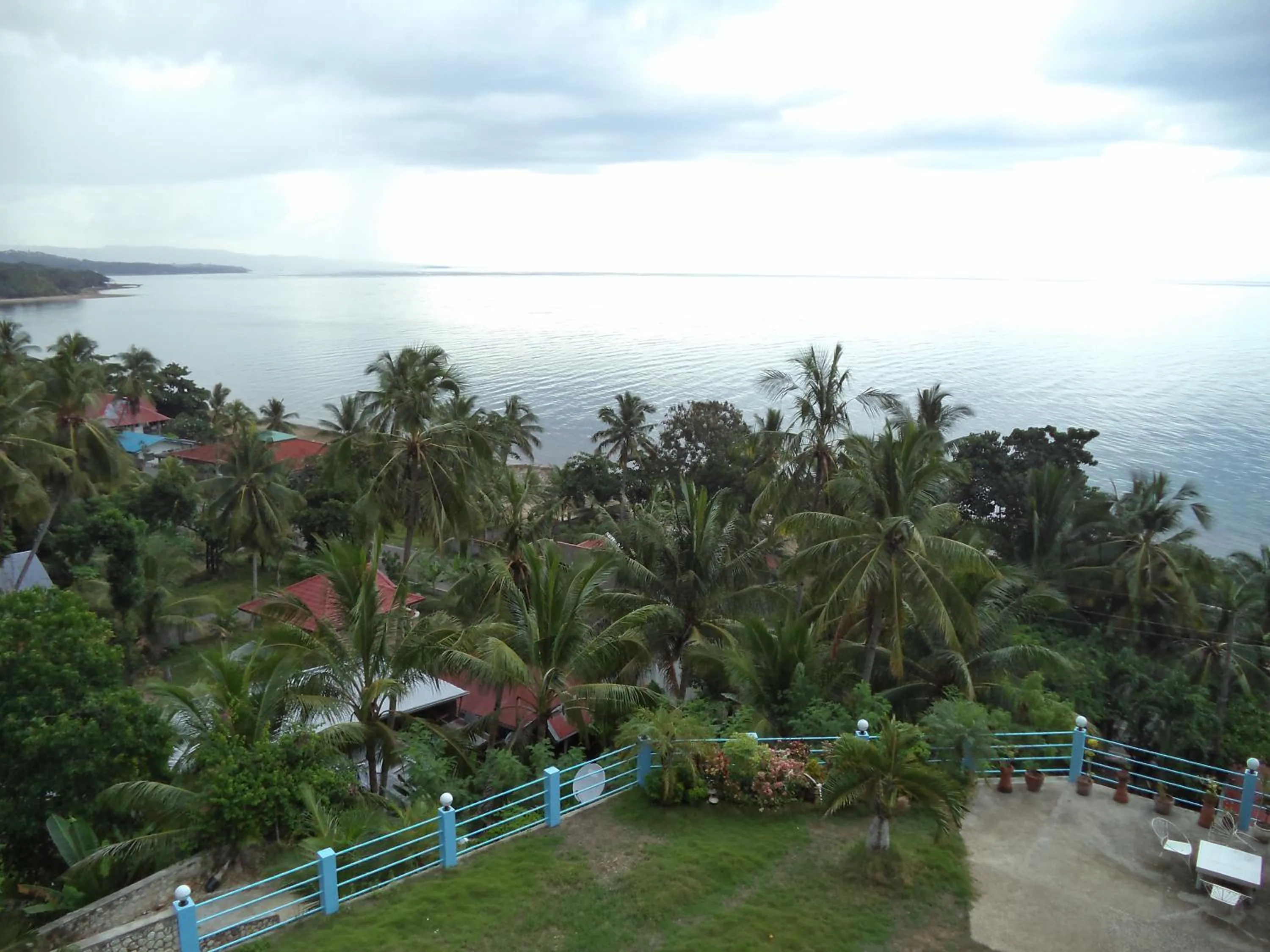 Garden view in High Steps Pension