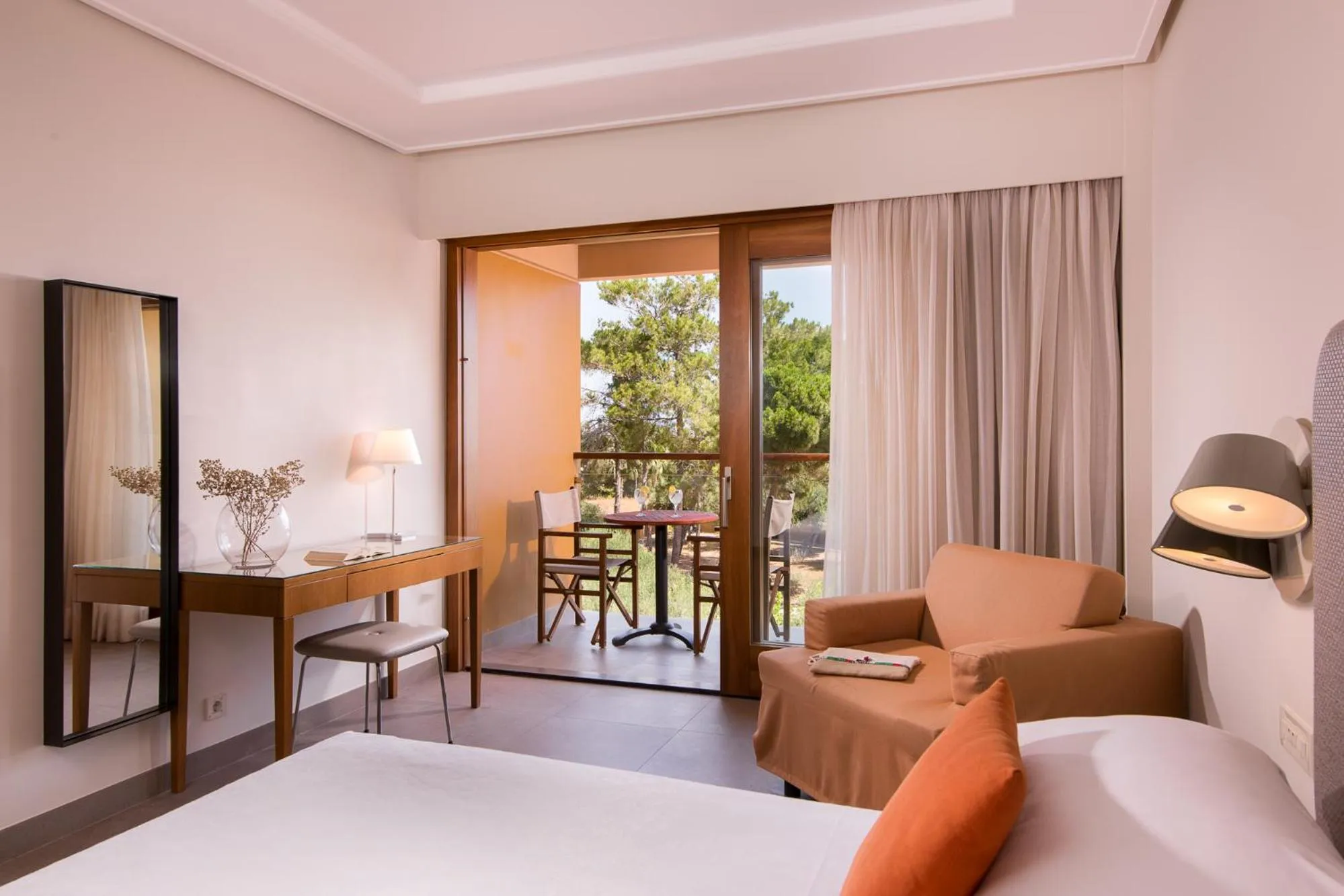 Bed in Kernos Beach Hotel & Bungalows