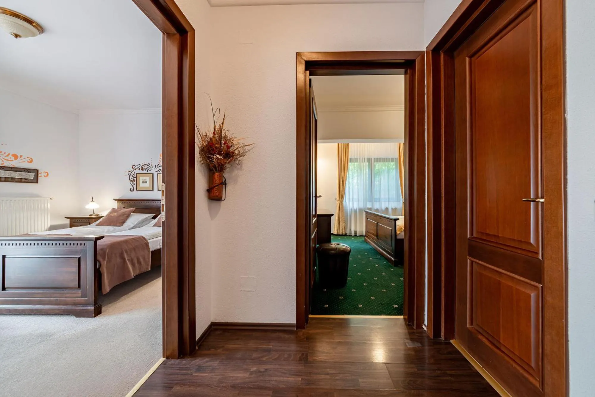 Decorative detail, Bed in Hotel Regal