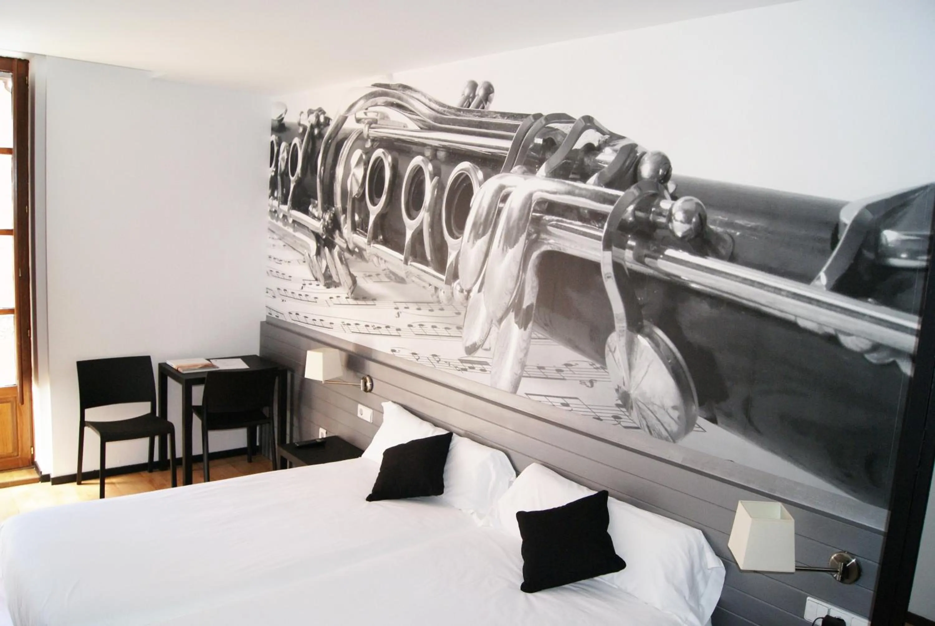 Bed in Abba Jazz Hotel Vitoria
