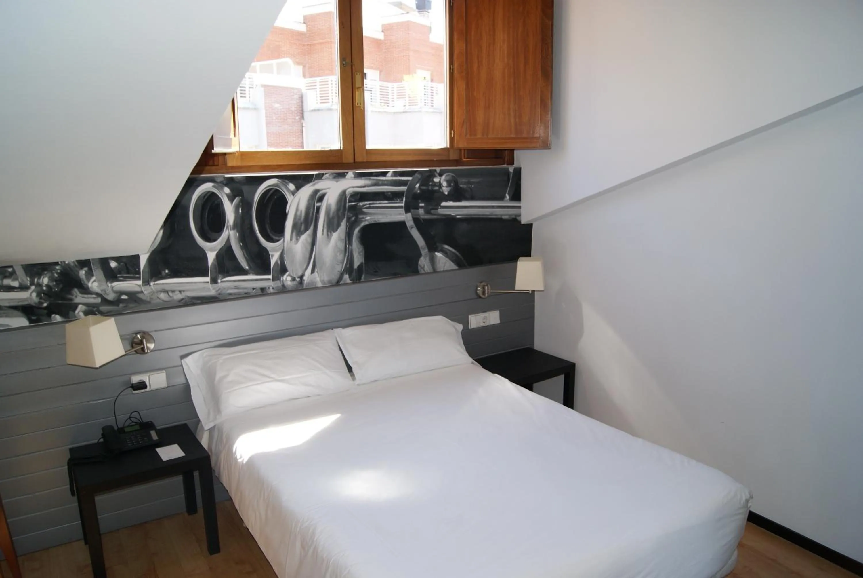 Bed in Abba Jazz Hotel Vitoria