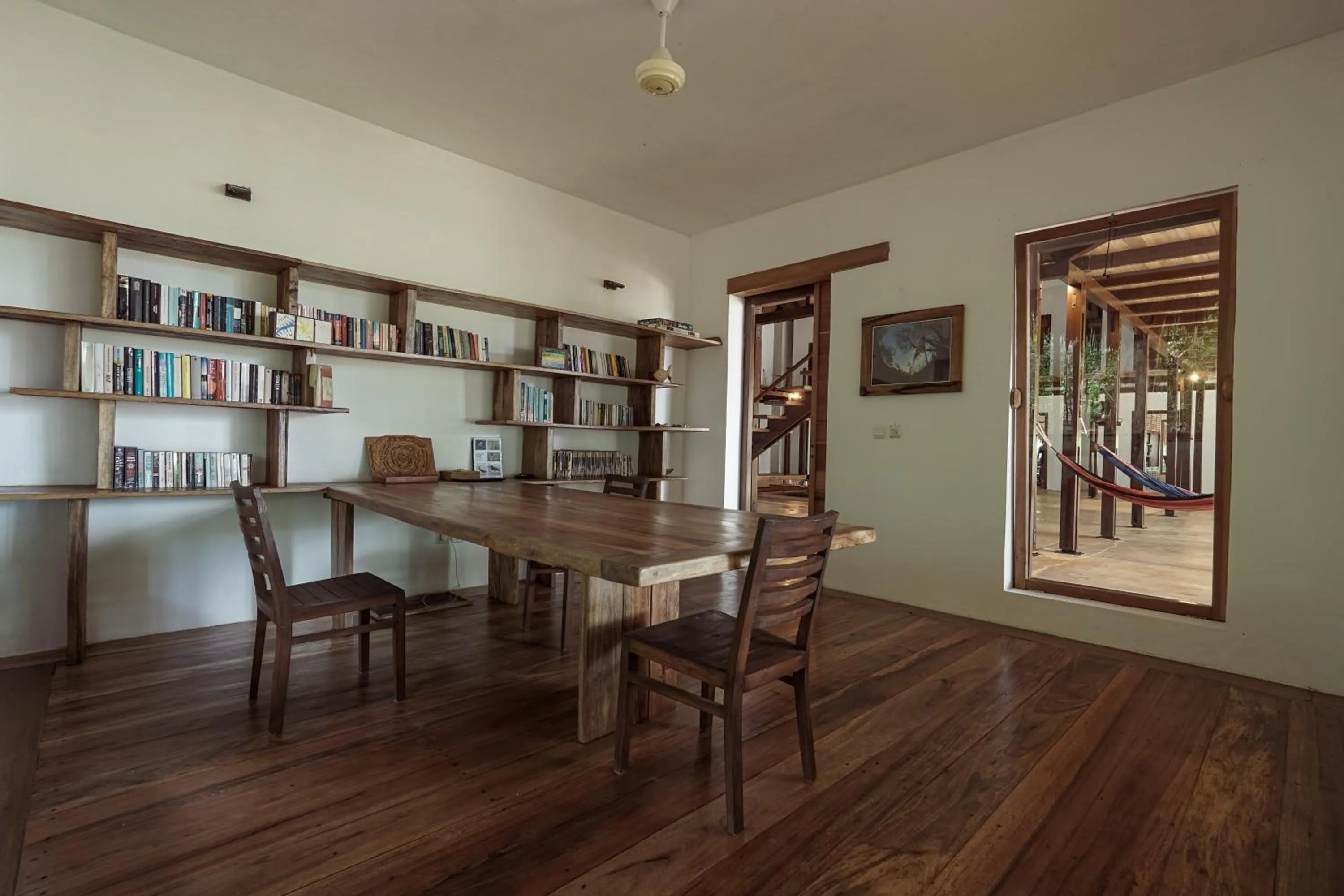 Library in Coral Eye Boutique Resort and Marine Outpost