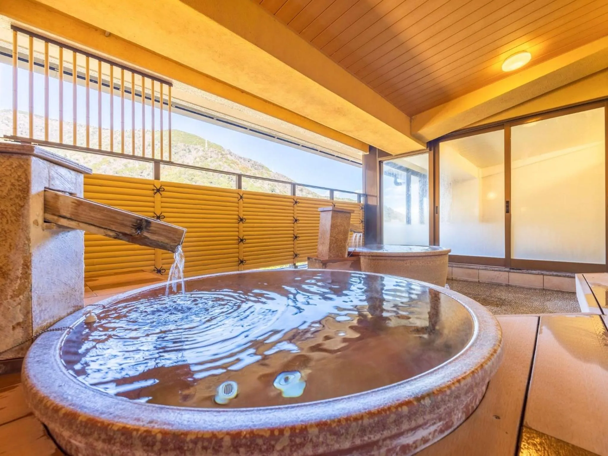 Open Air Bath in Hakoneji Kaiun