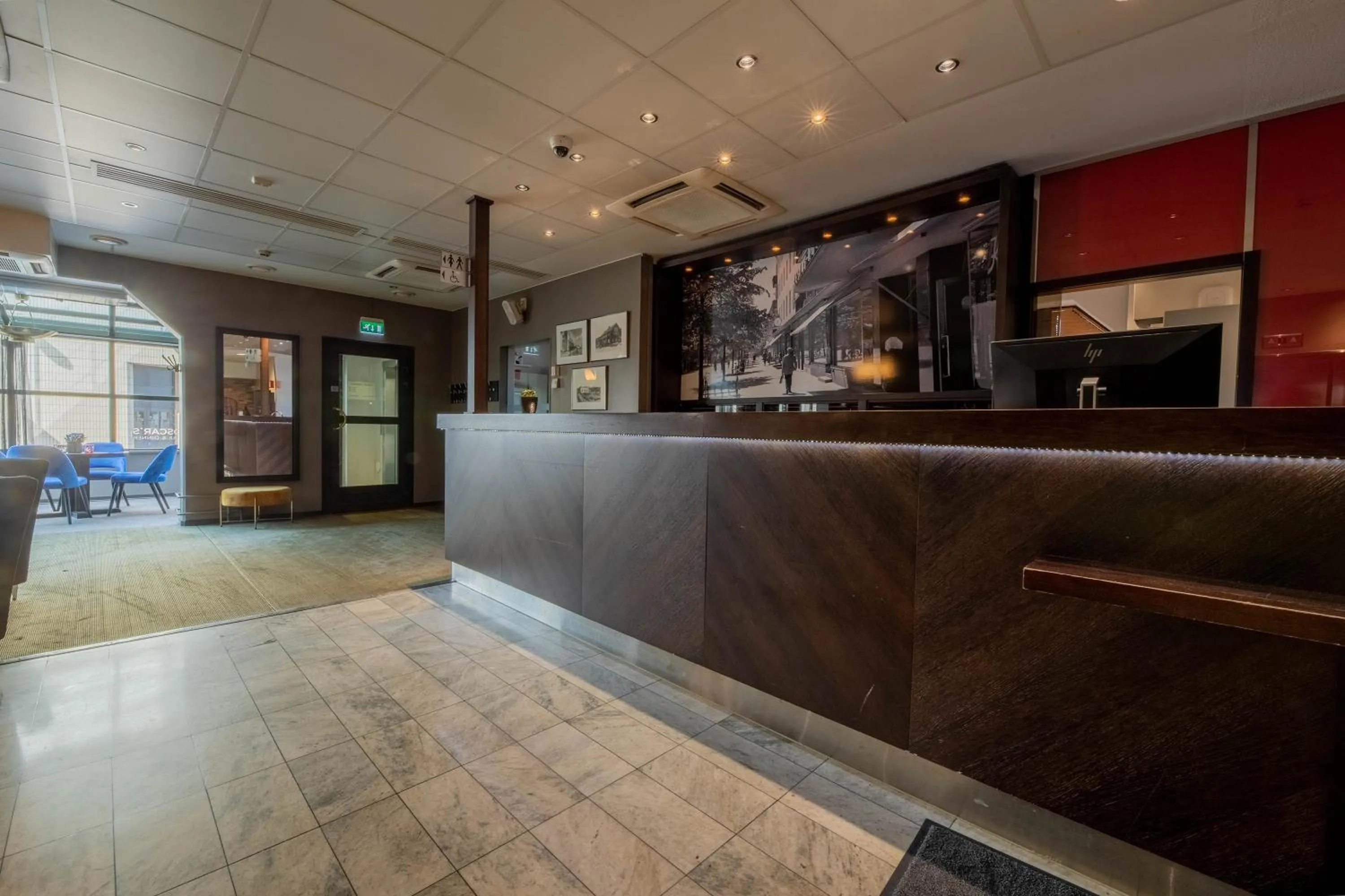 Lobby or reception in Hotel Oscar