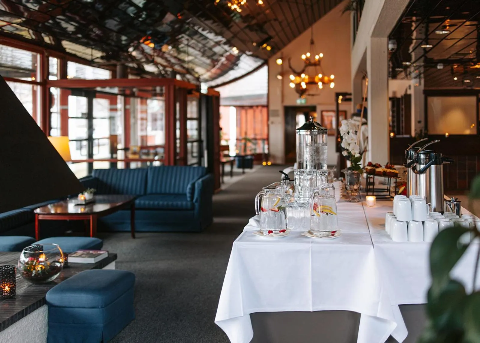 Lobby or reception in Bårdshaug Herregård