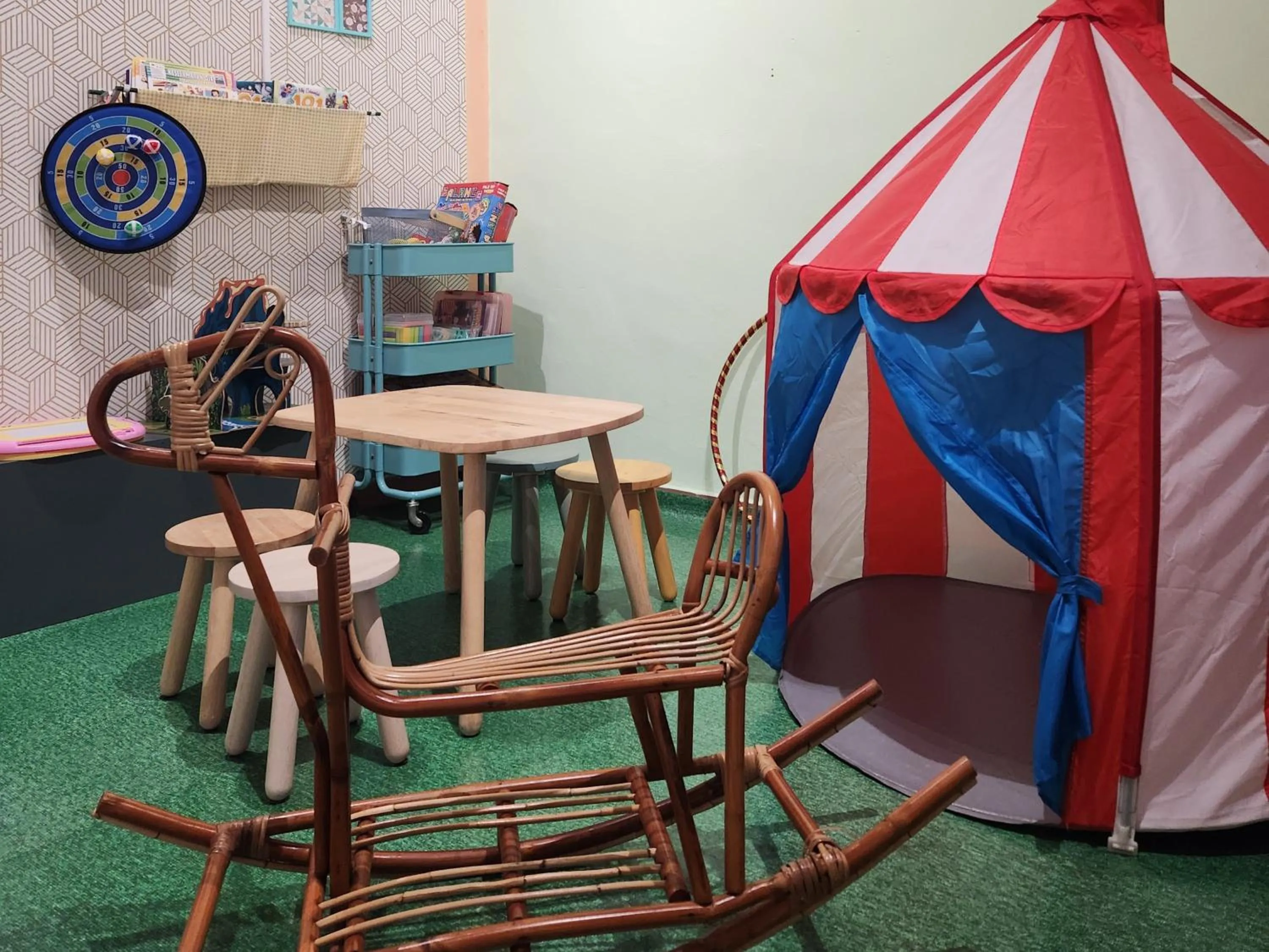 Children play ground in Heeren Inn Melaka