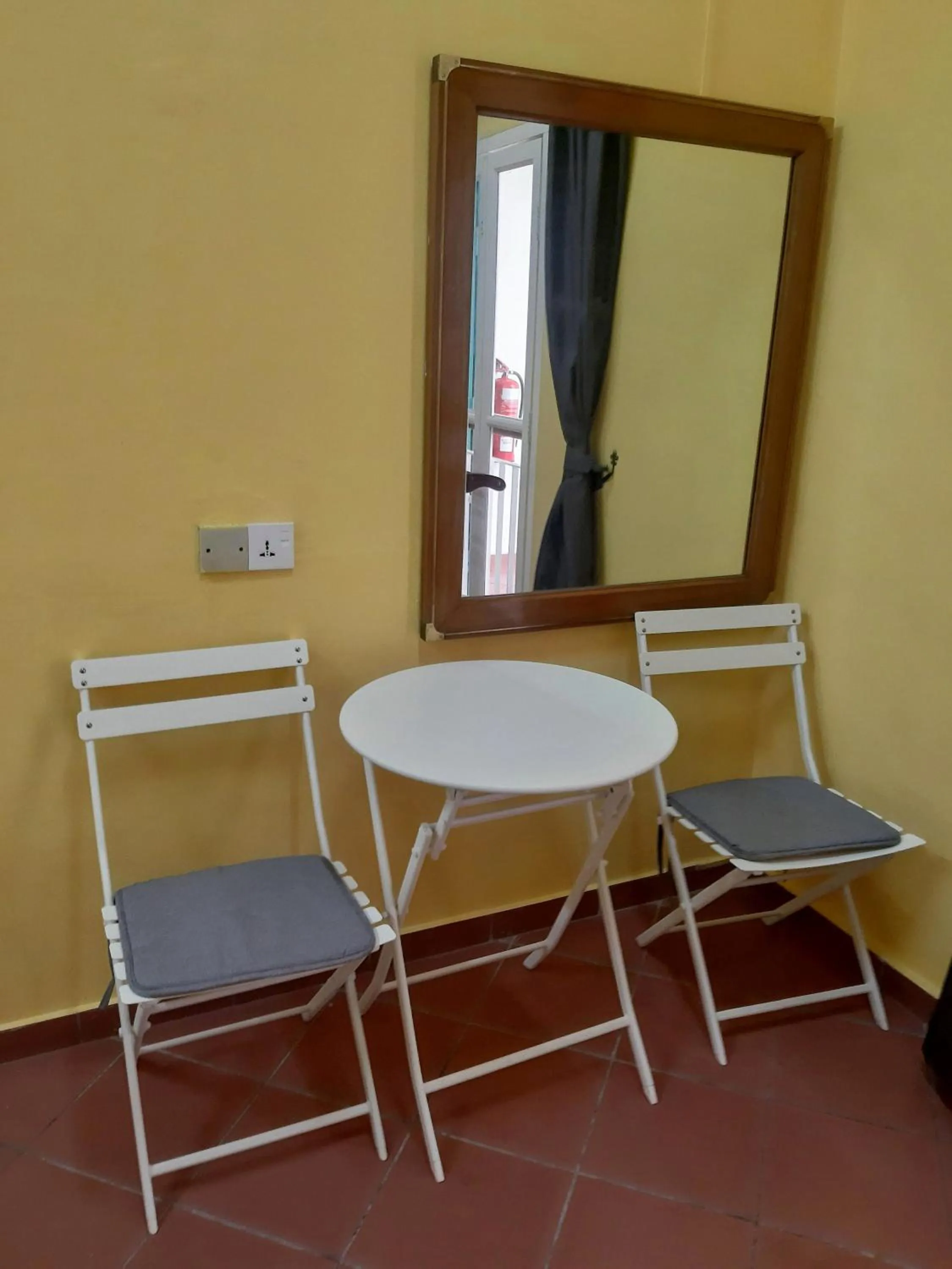 Seating area in Heeren Inn Melaka