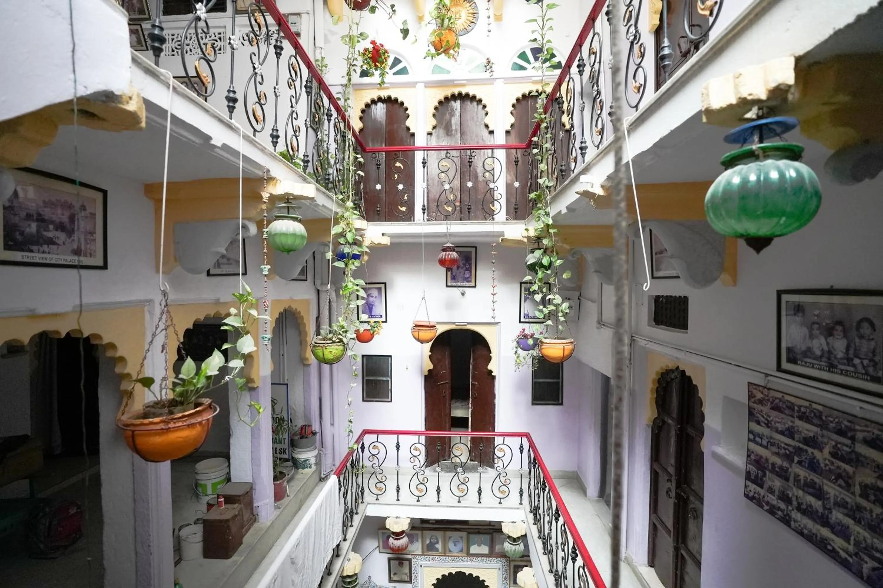 Decorative detail in Nukkad Guest House Near Lake Pichola