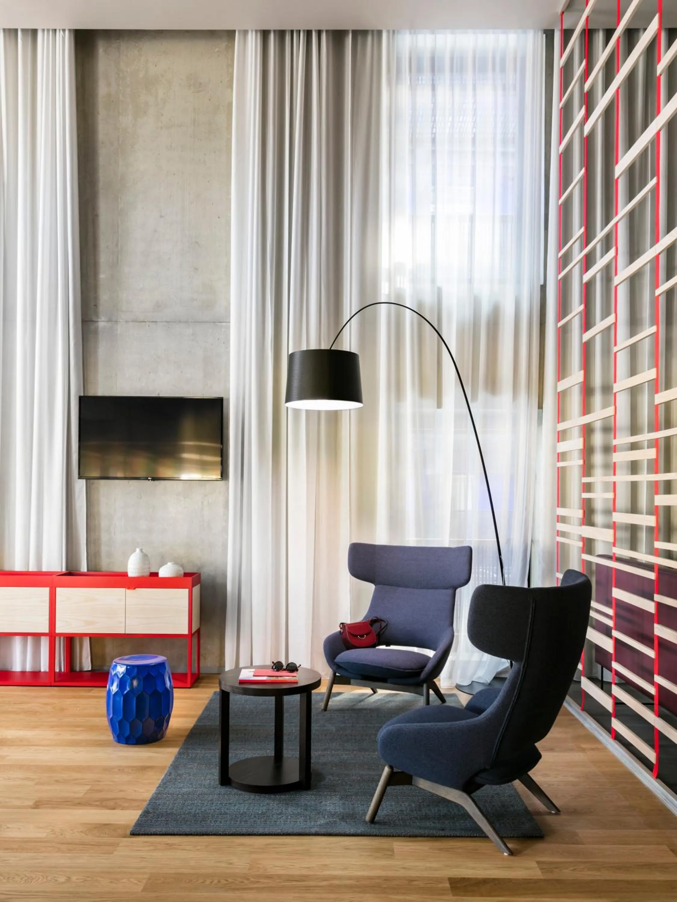 Living room in OKKO Hotels Strasbourg Centre