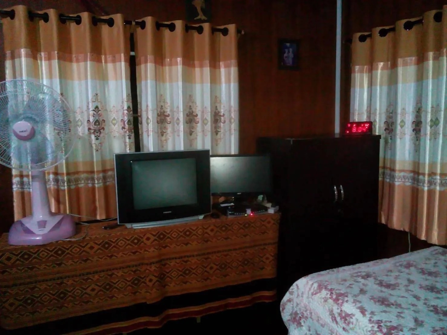 Bed in Oui Kaew Homestay