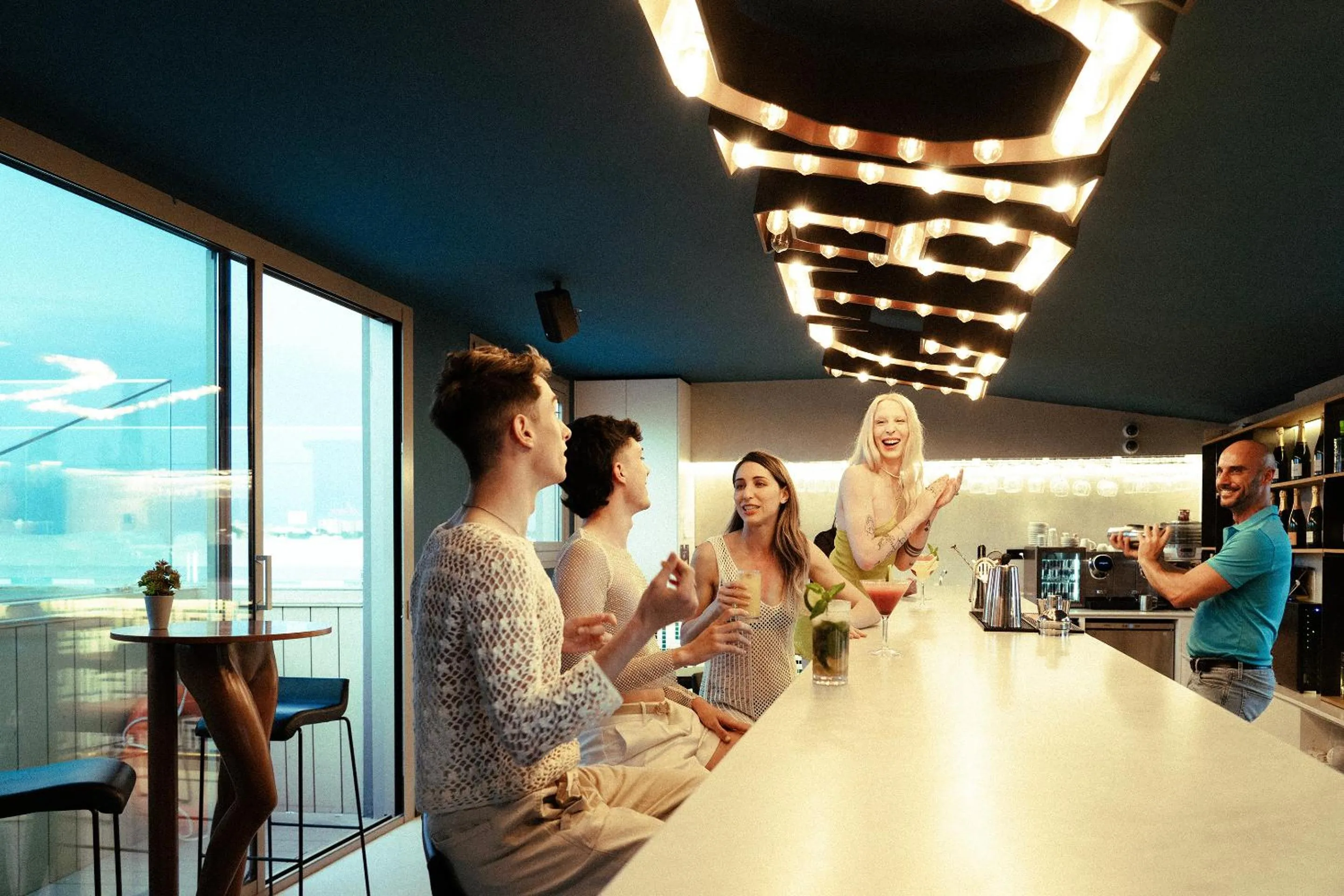 Lounge or bar in Axel Hotel Madrid - Adults Only