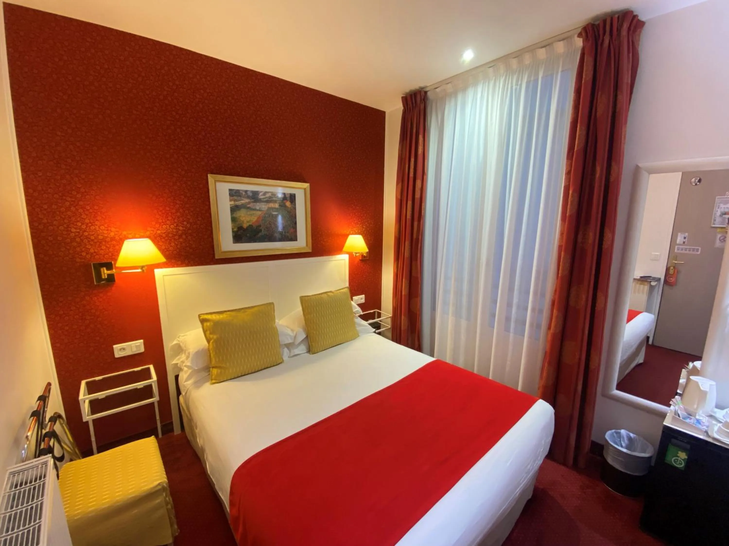 Bed in Austin's Saint Lazare Hotel