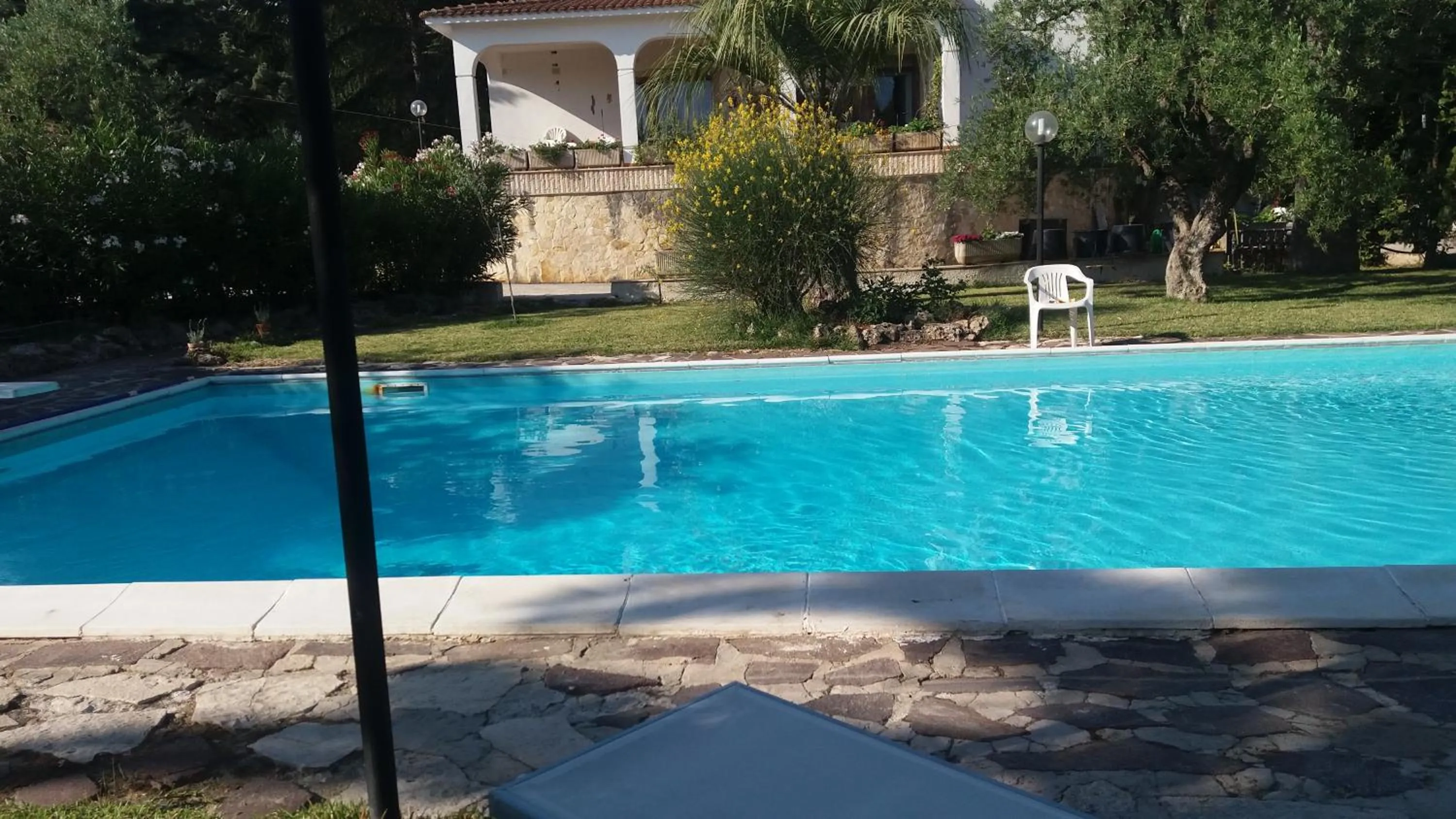 Pool view in La Ginestra