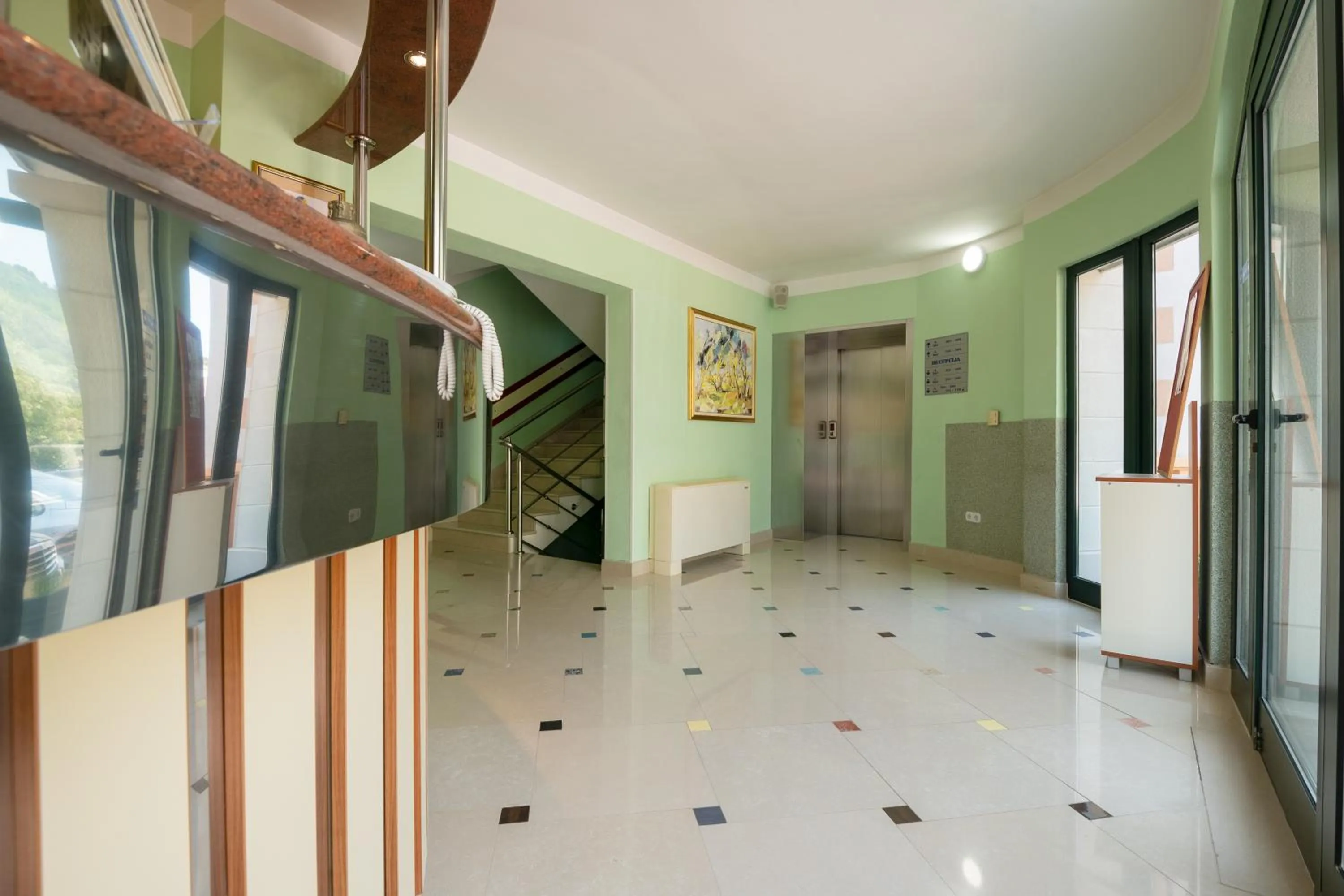 Lobby or reception in Hotel Adria