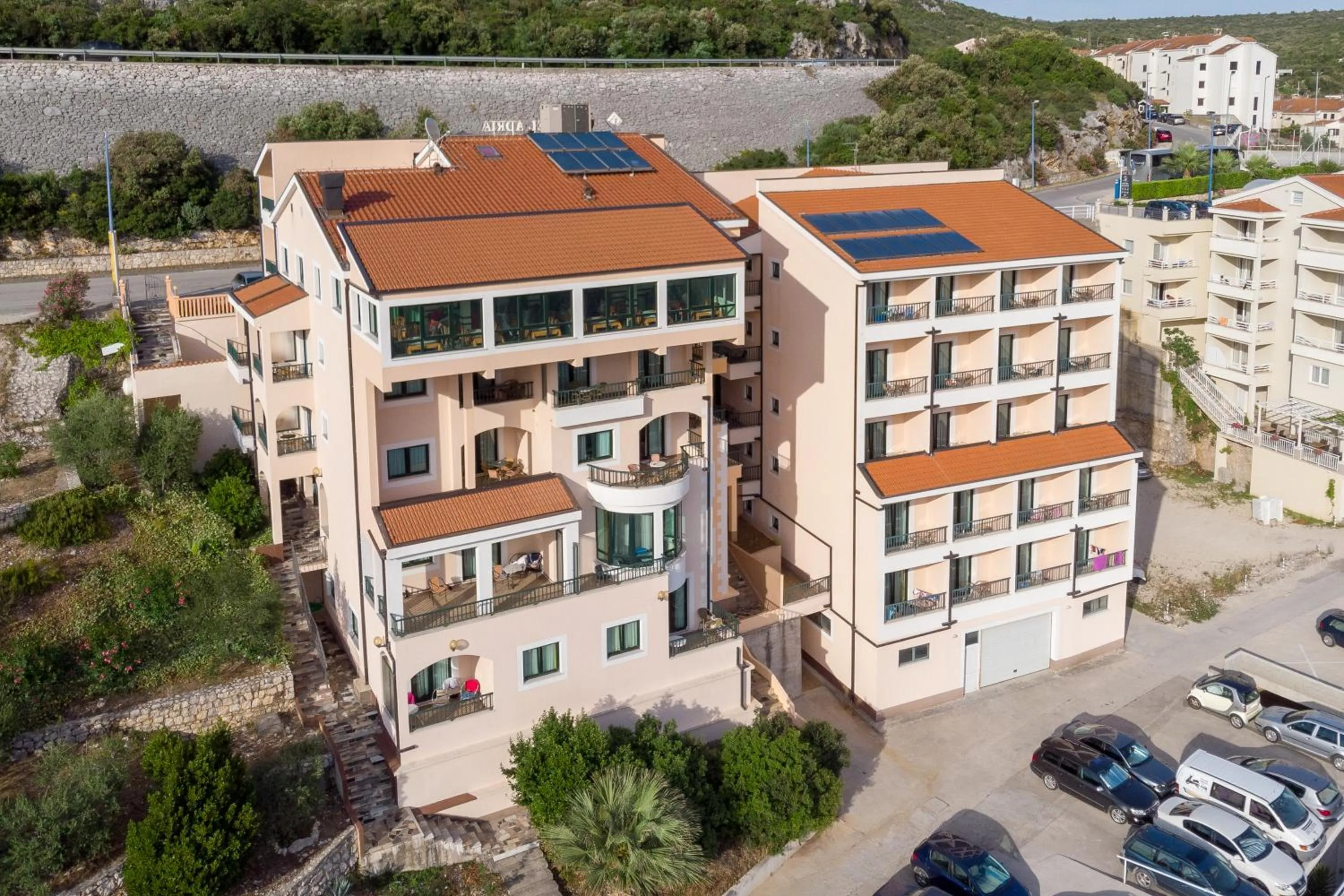 Bird's eye view in Hotel Adria