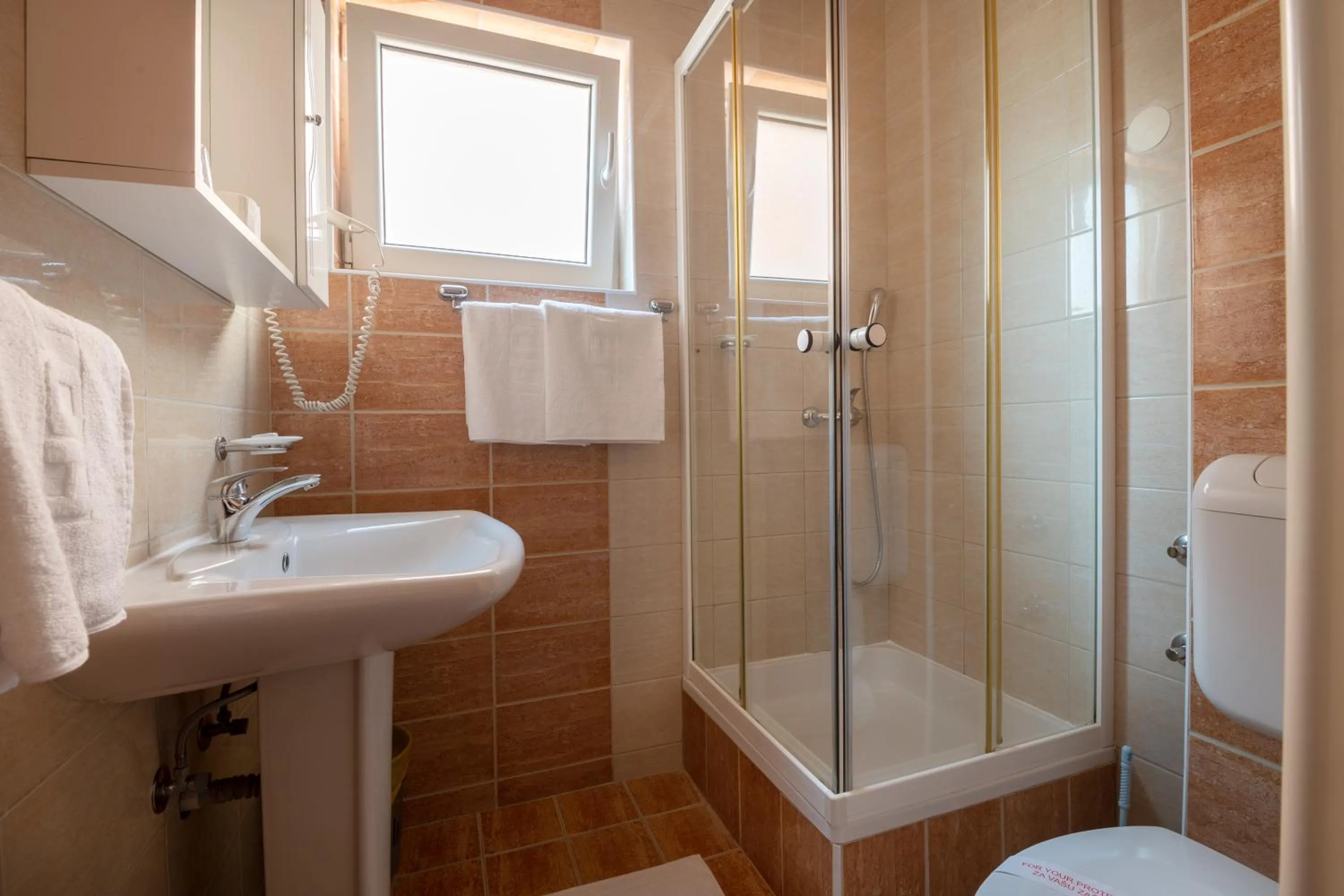 Shower in Hotel Adria