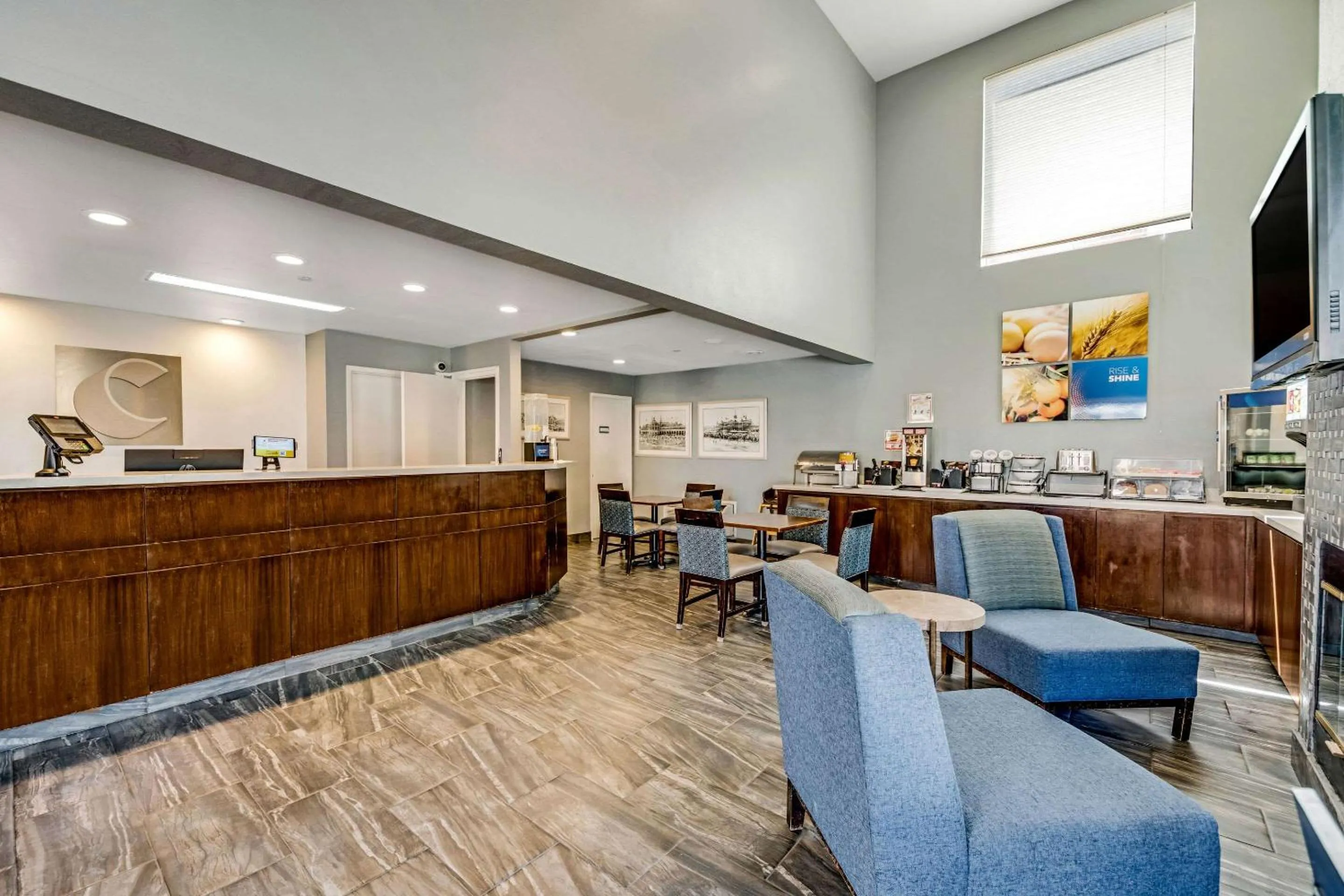 Lobby or reception in Comfort Inn Beach Boardwalk