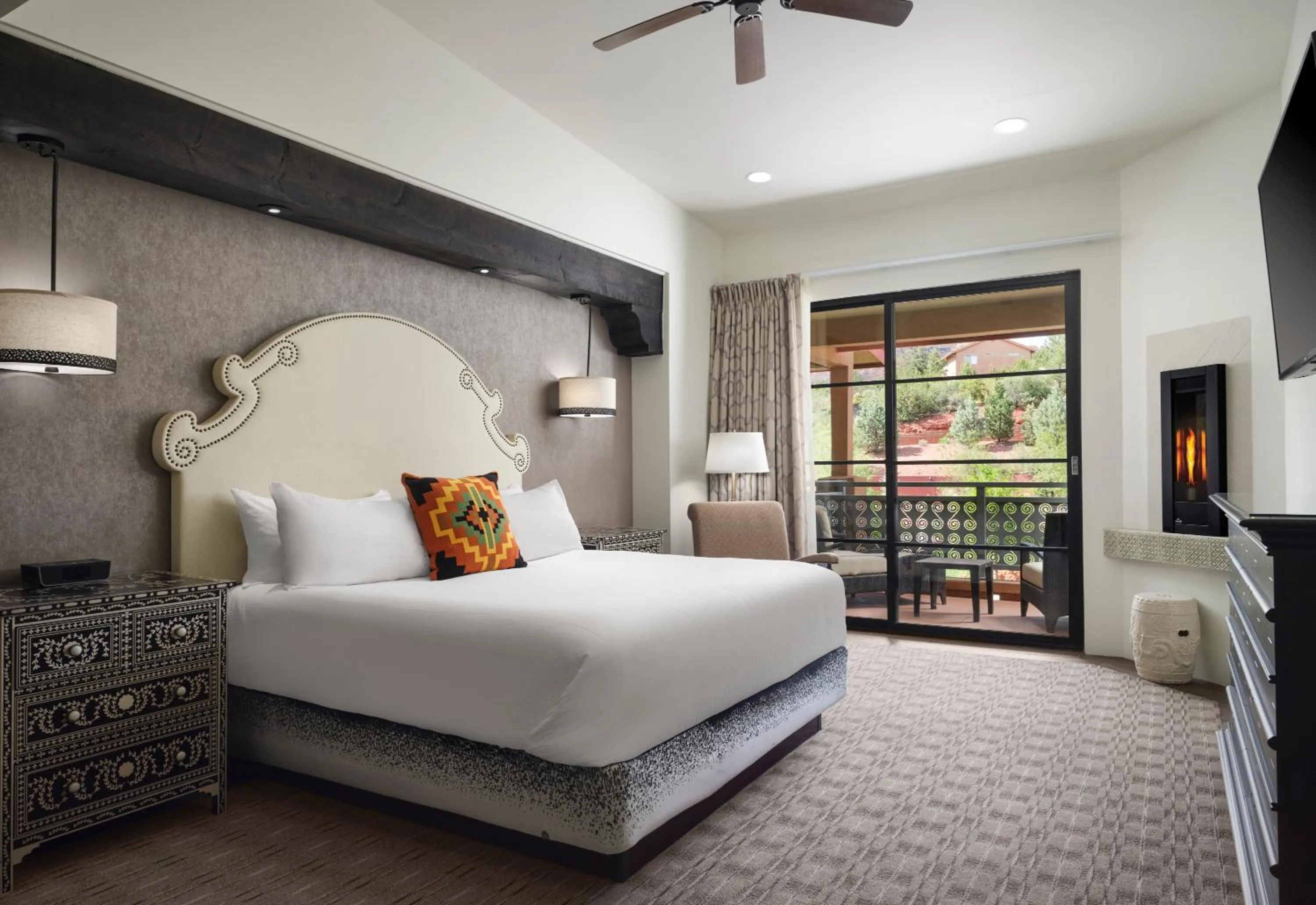 Bed in The Wilde Resort and Spa