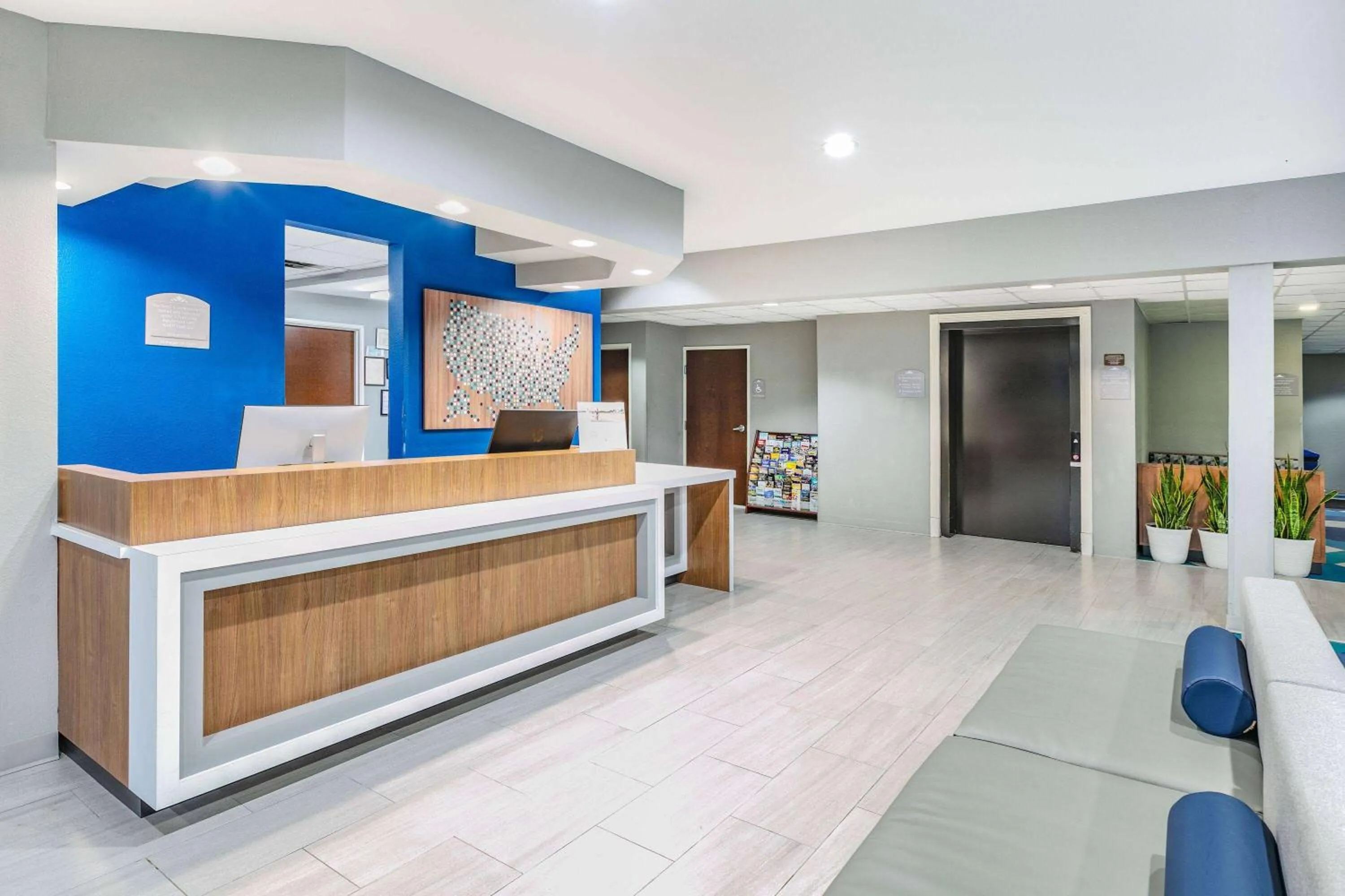 Lobby or reception in Microtel Inn & Suites by Wyndham Austin Airport