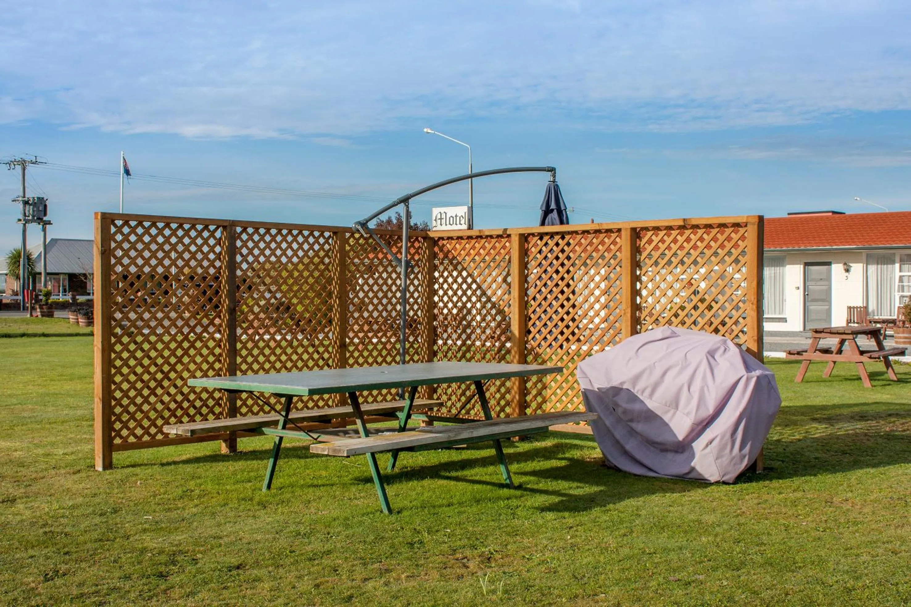 BBQ facilities in Kaikoura Motor Inn