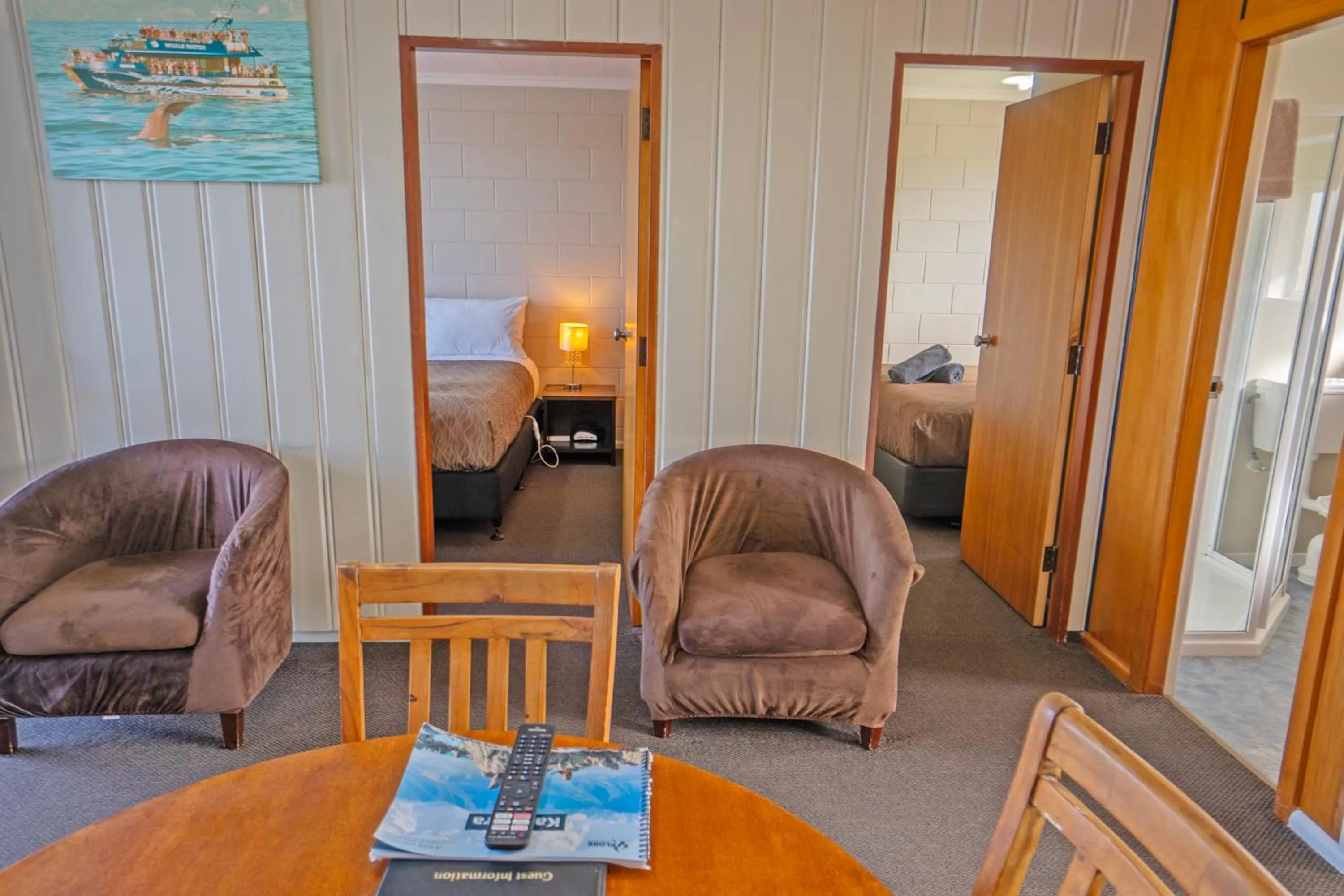 Living room in Kaikoura Motor Inn