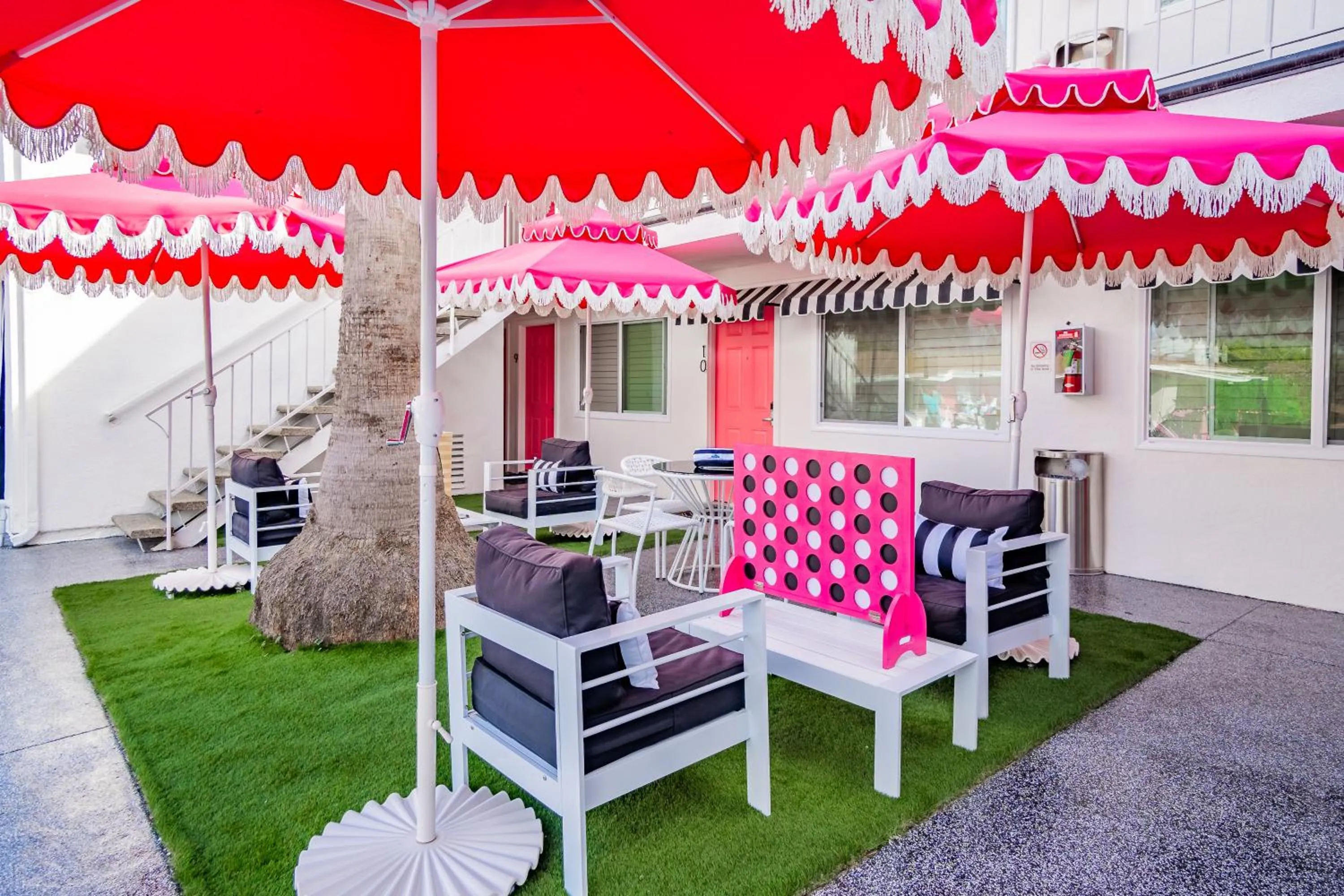 Game Room in Santa Monica Hotel