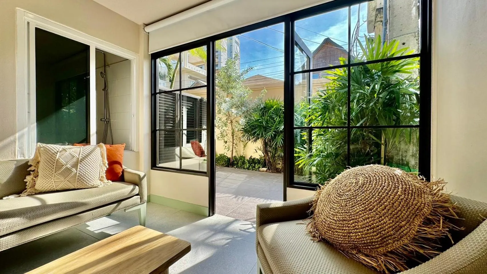 Seating area, Bed in Anantasila Beach Resort Hua Hin