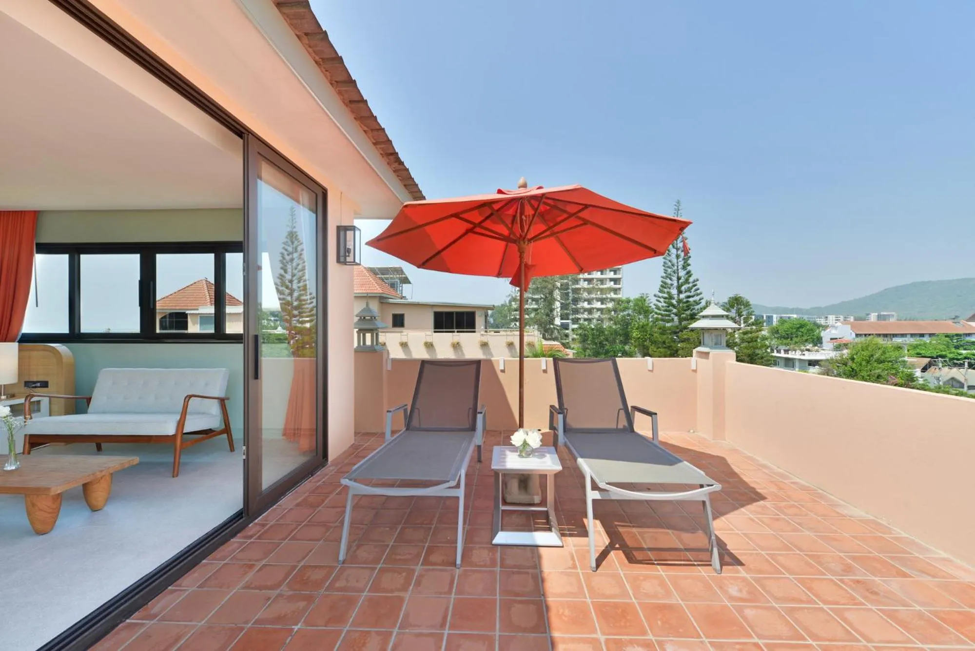 Balcony/Terrace in Anantasila Beach Resort Hua Hin