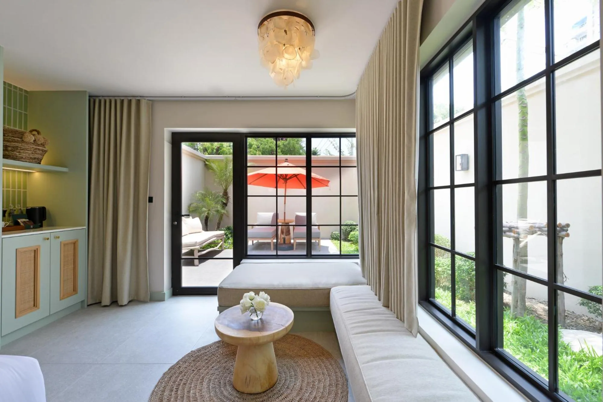 Seating area in Anantasila Beach Resort Hua Hin