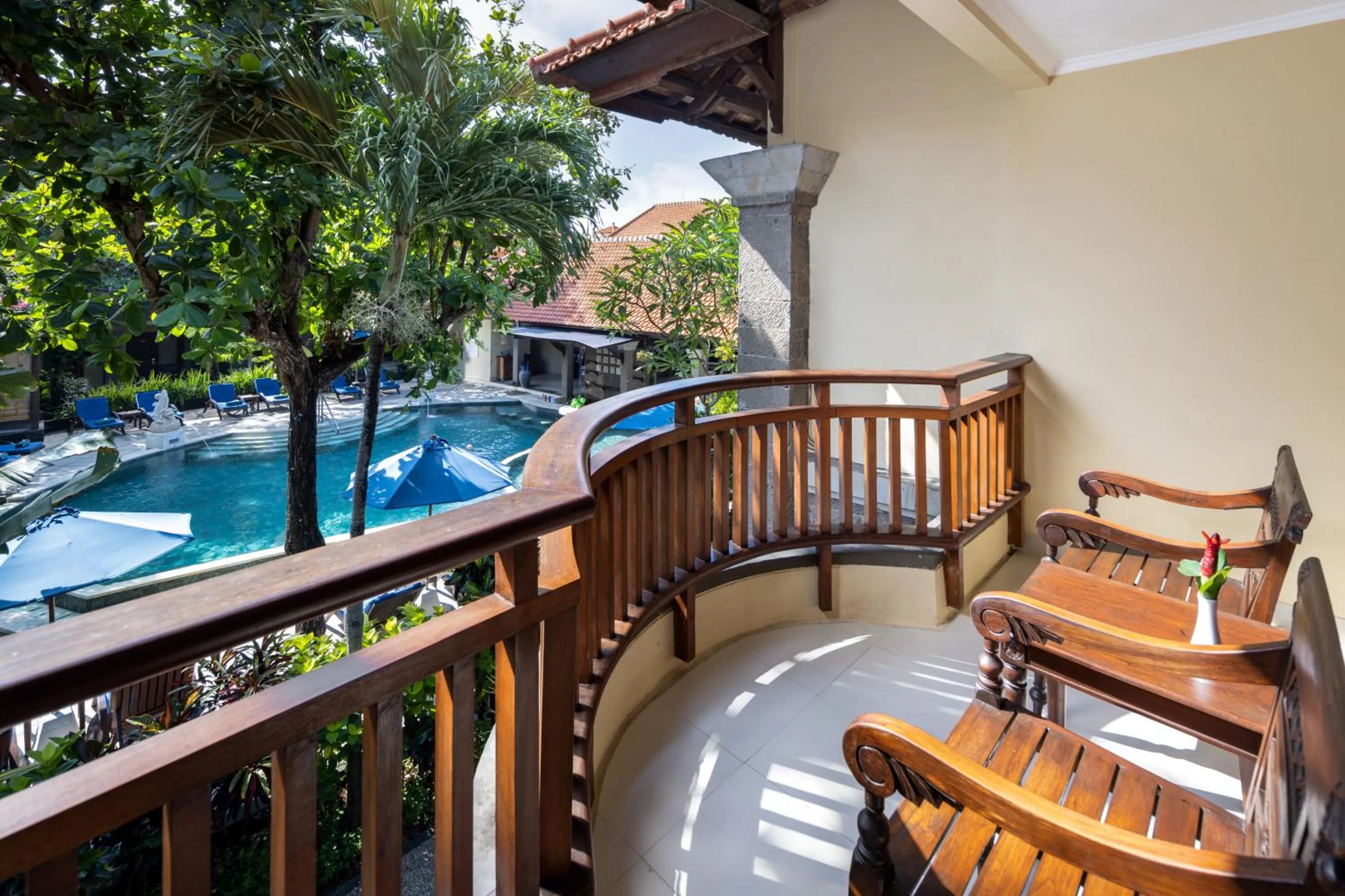 Balcony/Terrace in Adhi Jaya Hotel