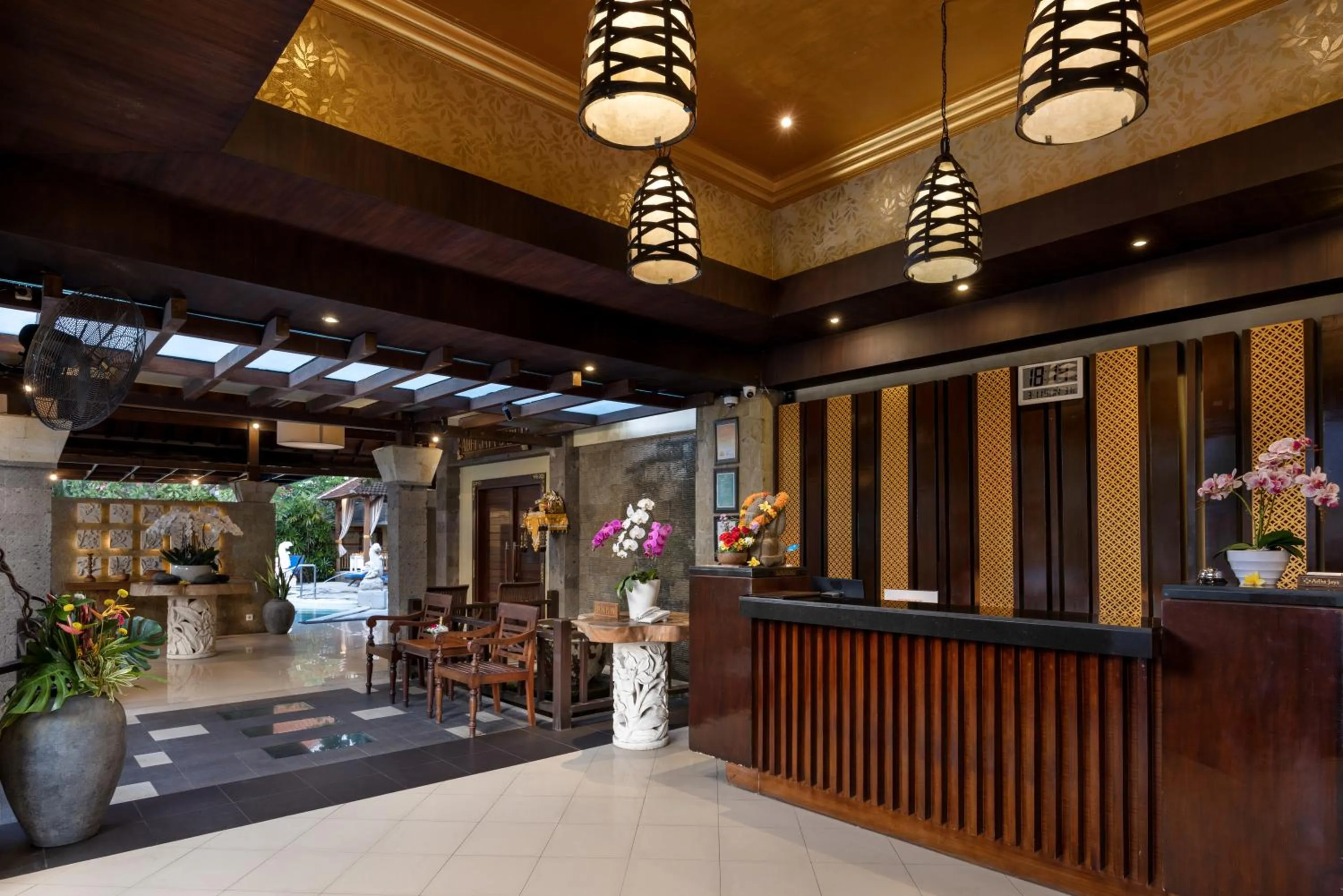 Lobby or reception in Adhi Jaya Hotel