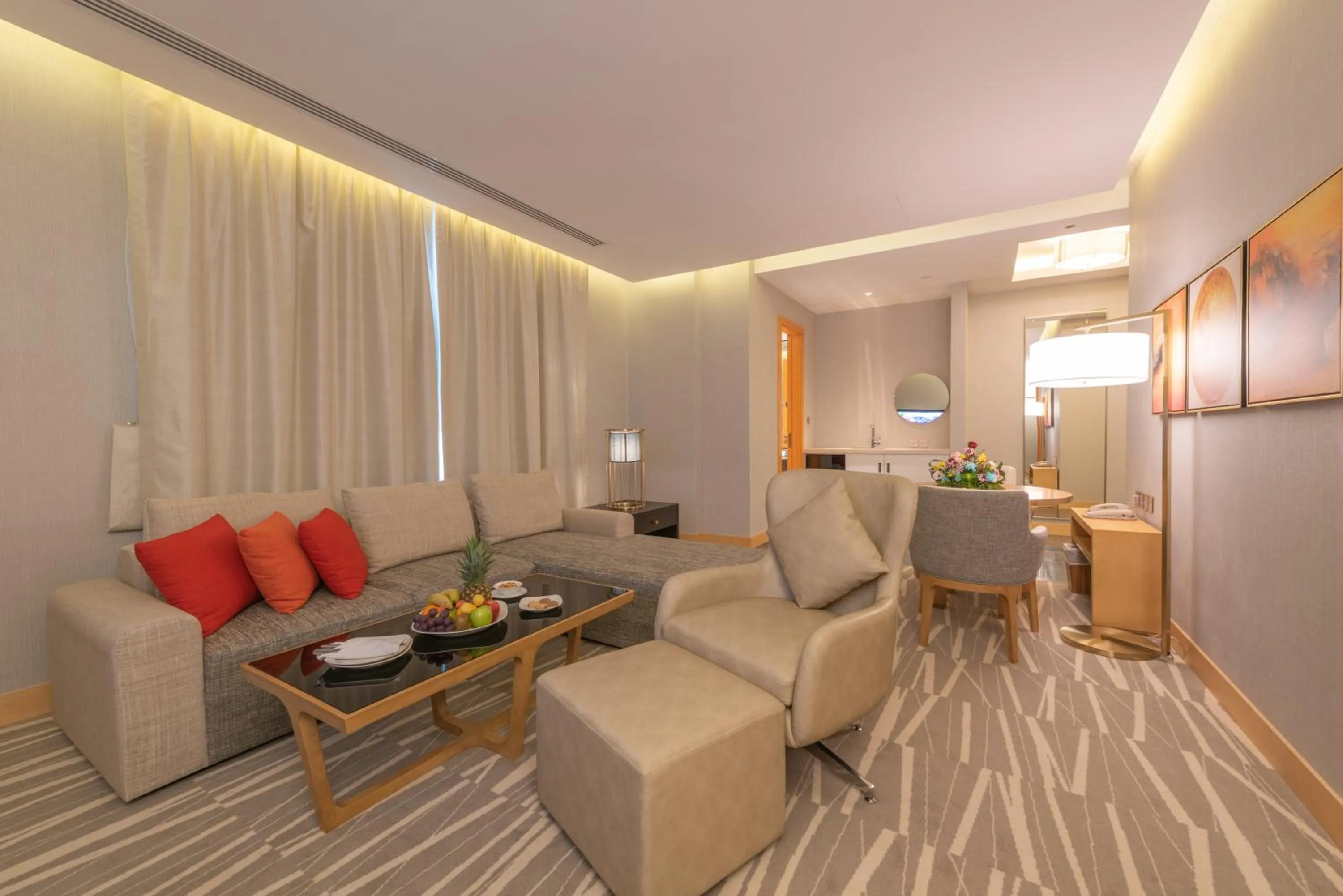 Seating area in Ramada Hotel & Suites by Wyndham Al Qassim