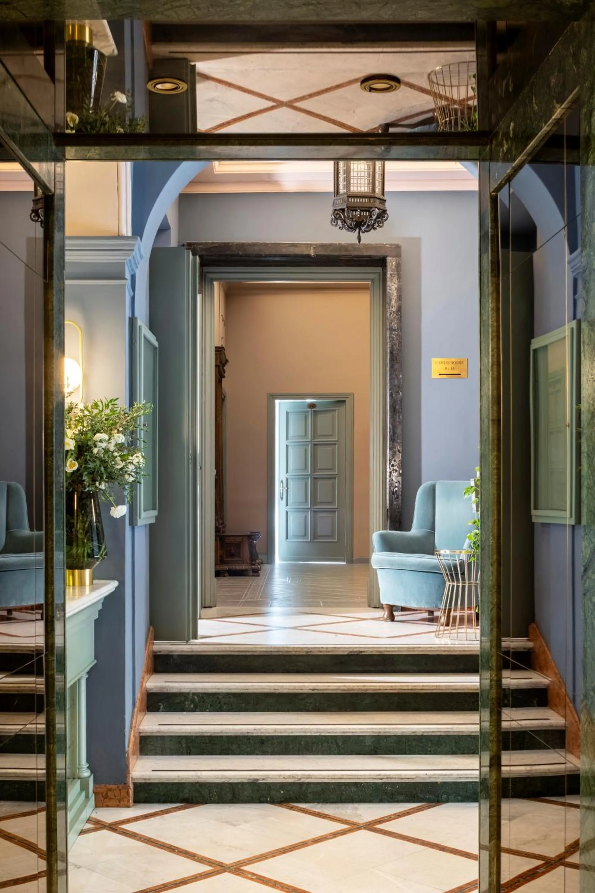 Lobby or reception in Hotel Marisa