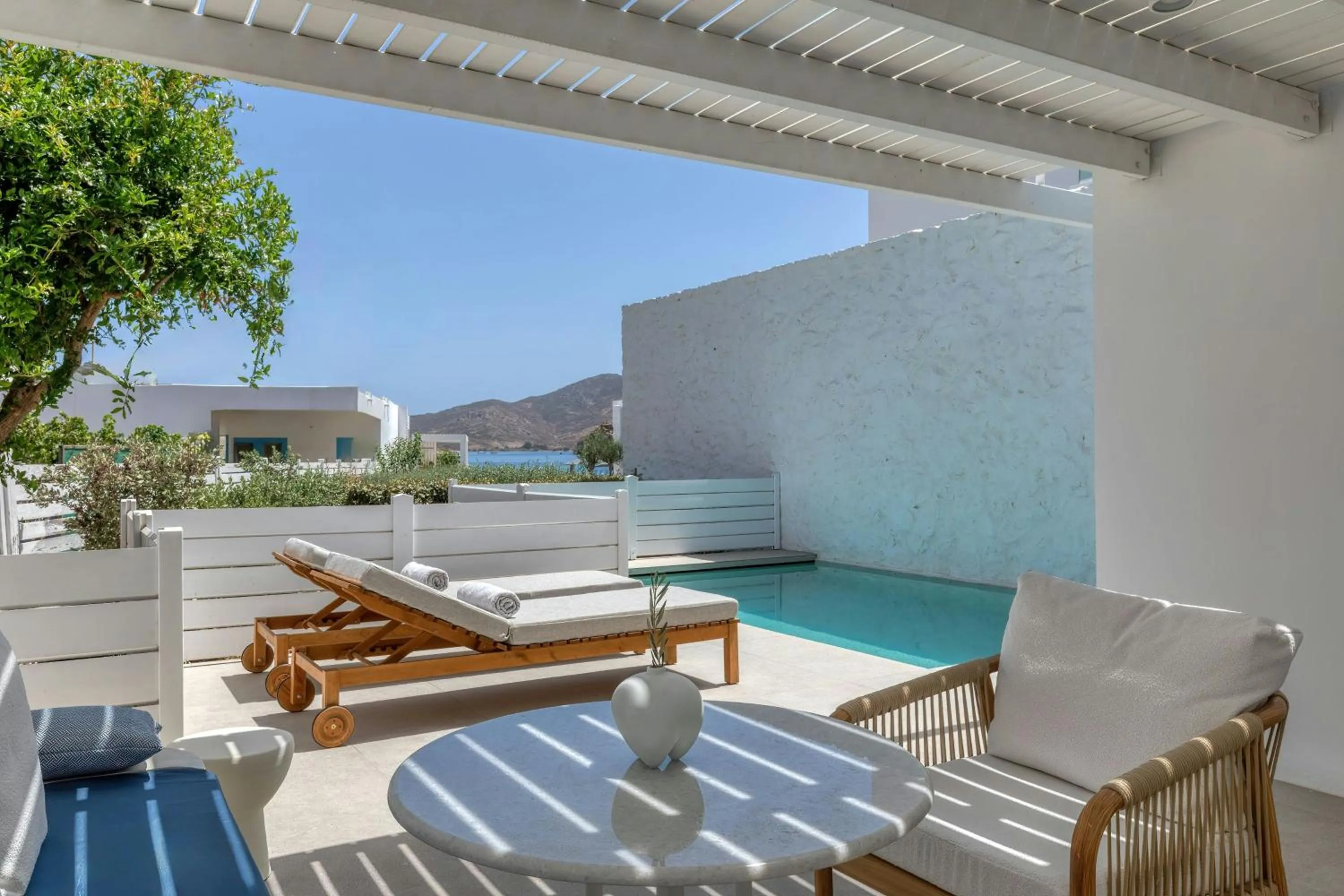 Swimming pool in Patmos Aktis, a Luxury Collection Resort & Spa, Greece
