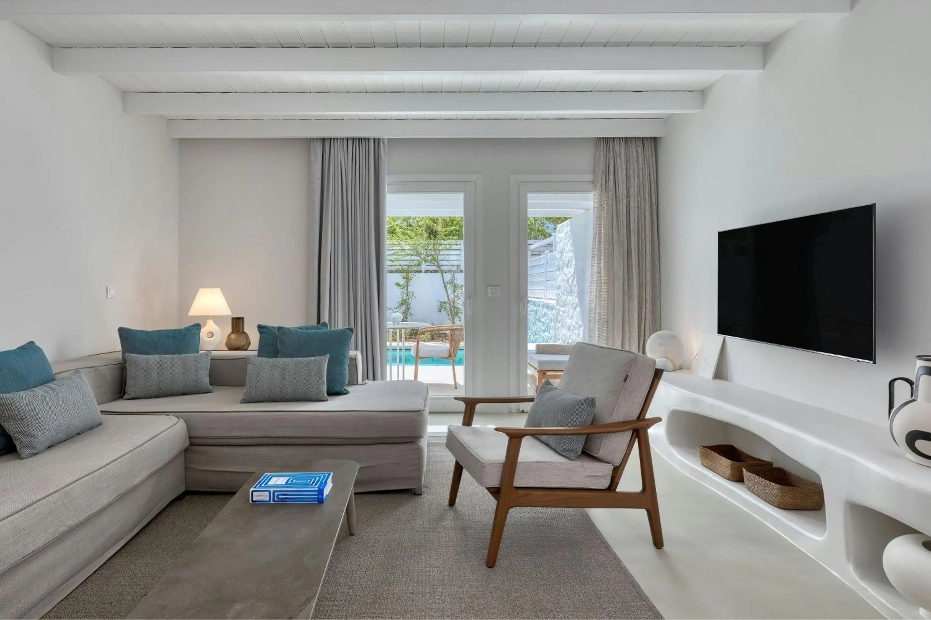 Living room in Patmos Aktis, a Luxury Collection Resort & Spa, Greece