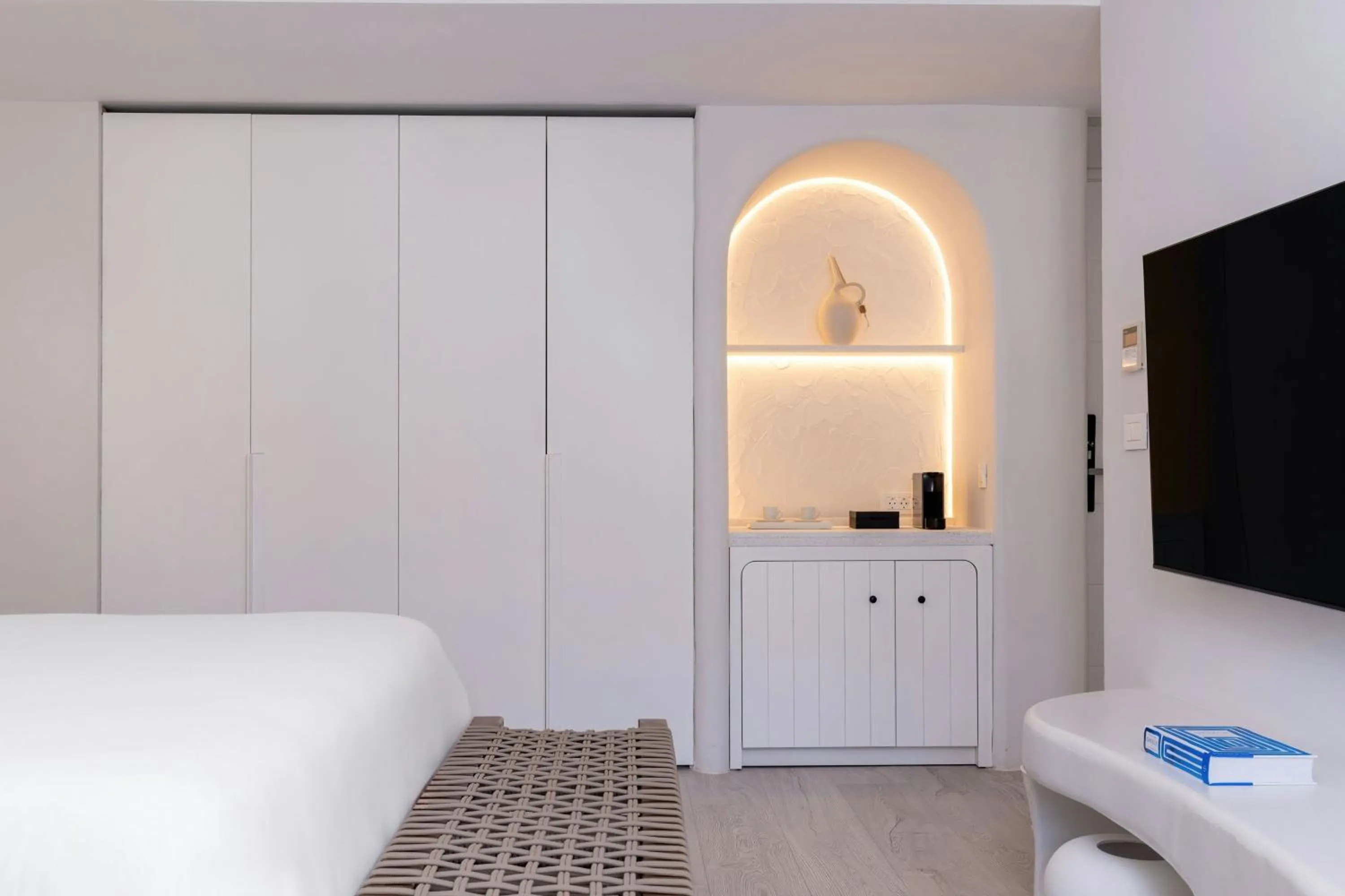 Photo of the whole room, Bed in Patmos Aktis, a Luxury Collection Resort & Spa, Greece